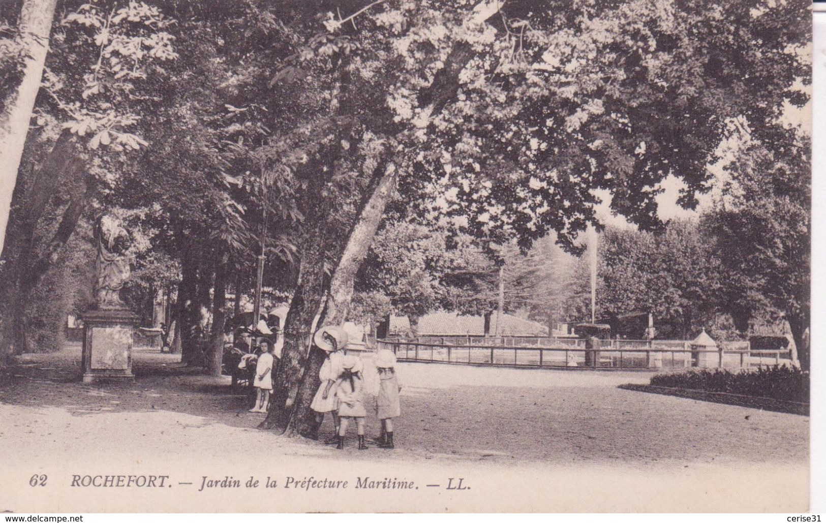 CPA - 62. ROCHEFORT  -Jardin De La Préfecture Maritime - Rochefort