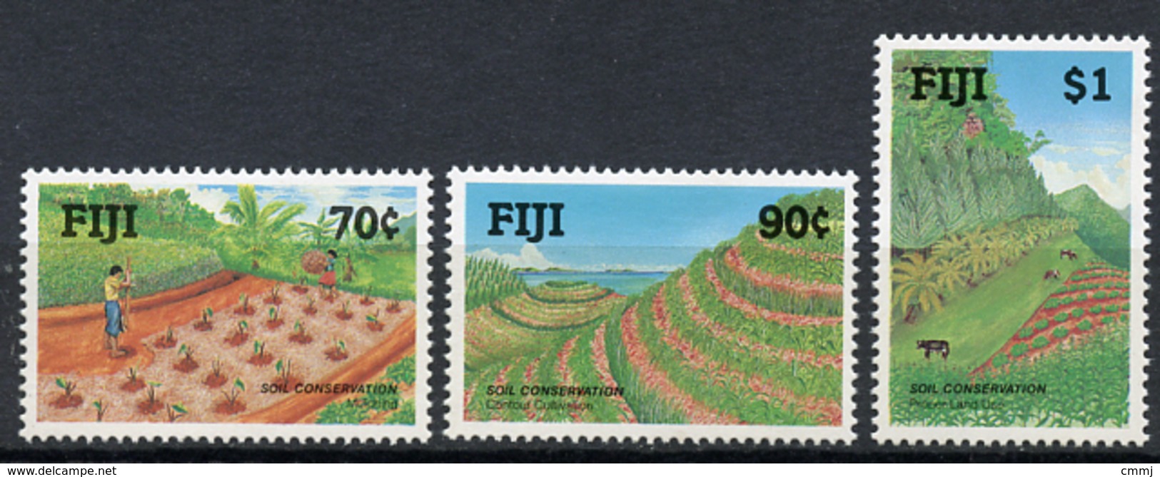 1990 - FIJI - Catg. Mi.  621/623 - NH - (R-SI.331.713 -  52) - Fiji (1970-...)