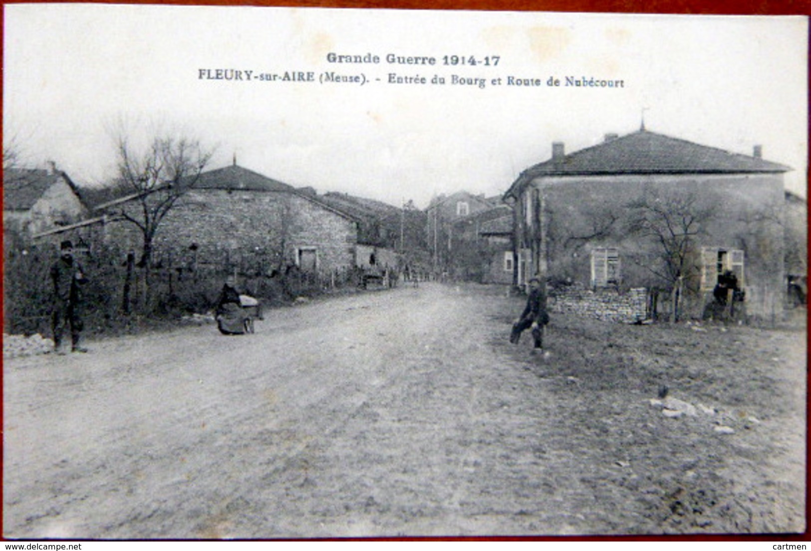 55 FLEURY SUR AIRE ENTREE DU BOURG ET ROUTE DE NUBECOURT - Autres & Non Classés