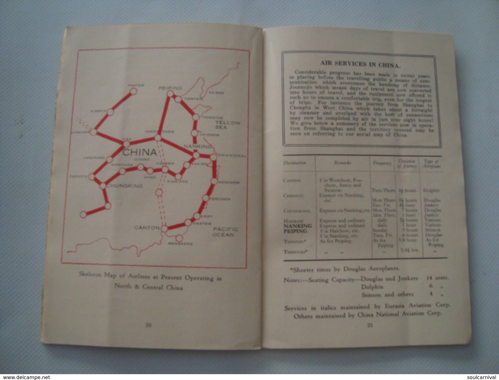 HOW TO SEE SHANGHAI, NANKING, HANGCHOW, SOOCHOW AND THE YANGTZE RIVER (YANGTZEKIANG). CHINA, THOS. COOK & CO. 1942. - Asia