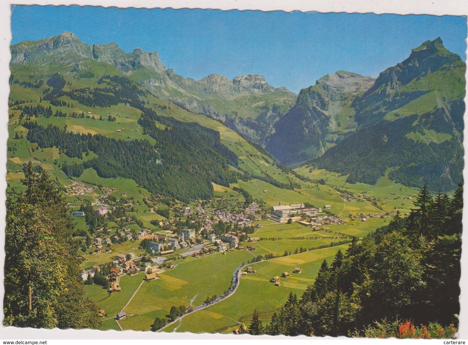 SUISSE,SWITZERLAND,SWISS, HELVETIA,SCHWEIZ,SVIZZERA ,OBWALD,ENGELBERG,VUE AERIENNE - Engelberg