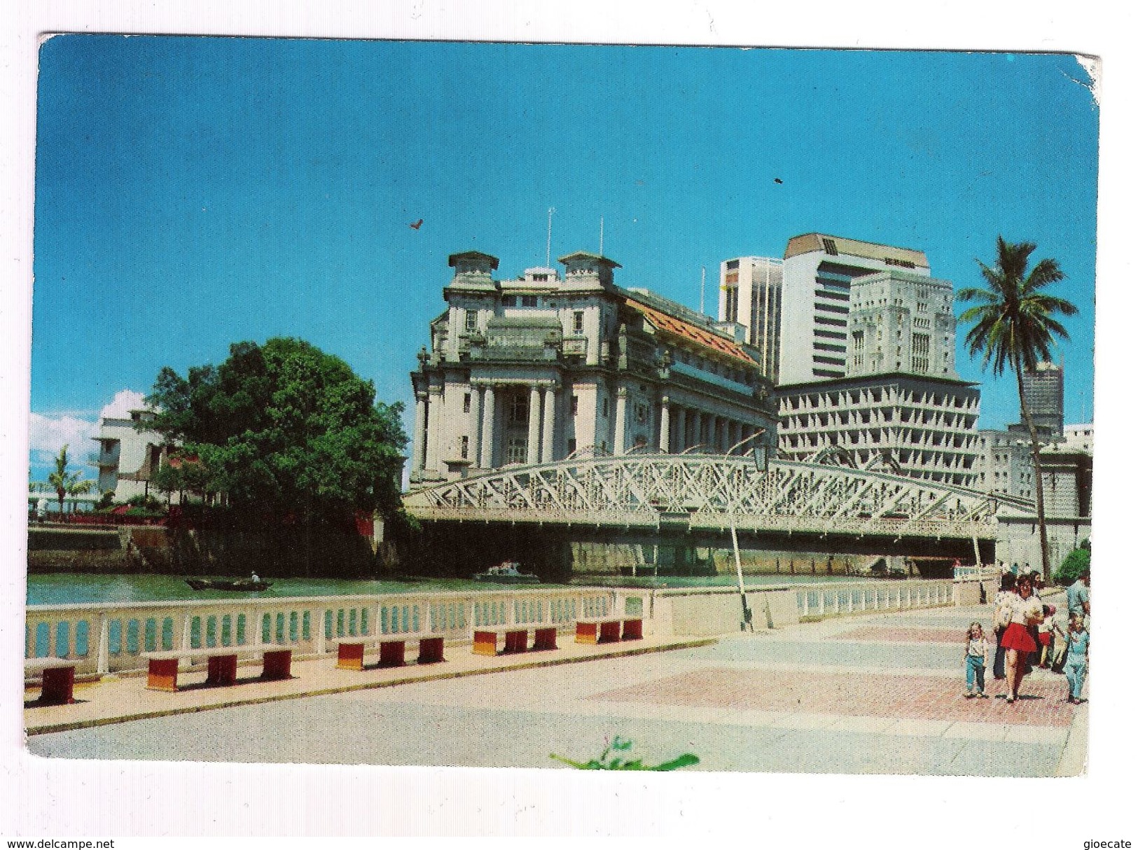 FULLERTON BUILDING, SINGAPORE  - VIAGGIATA 1979 - (937) - Singapore