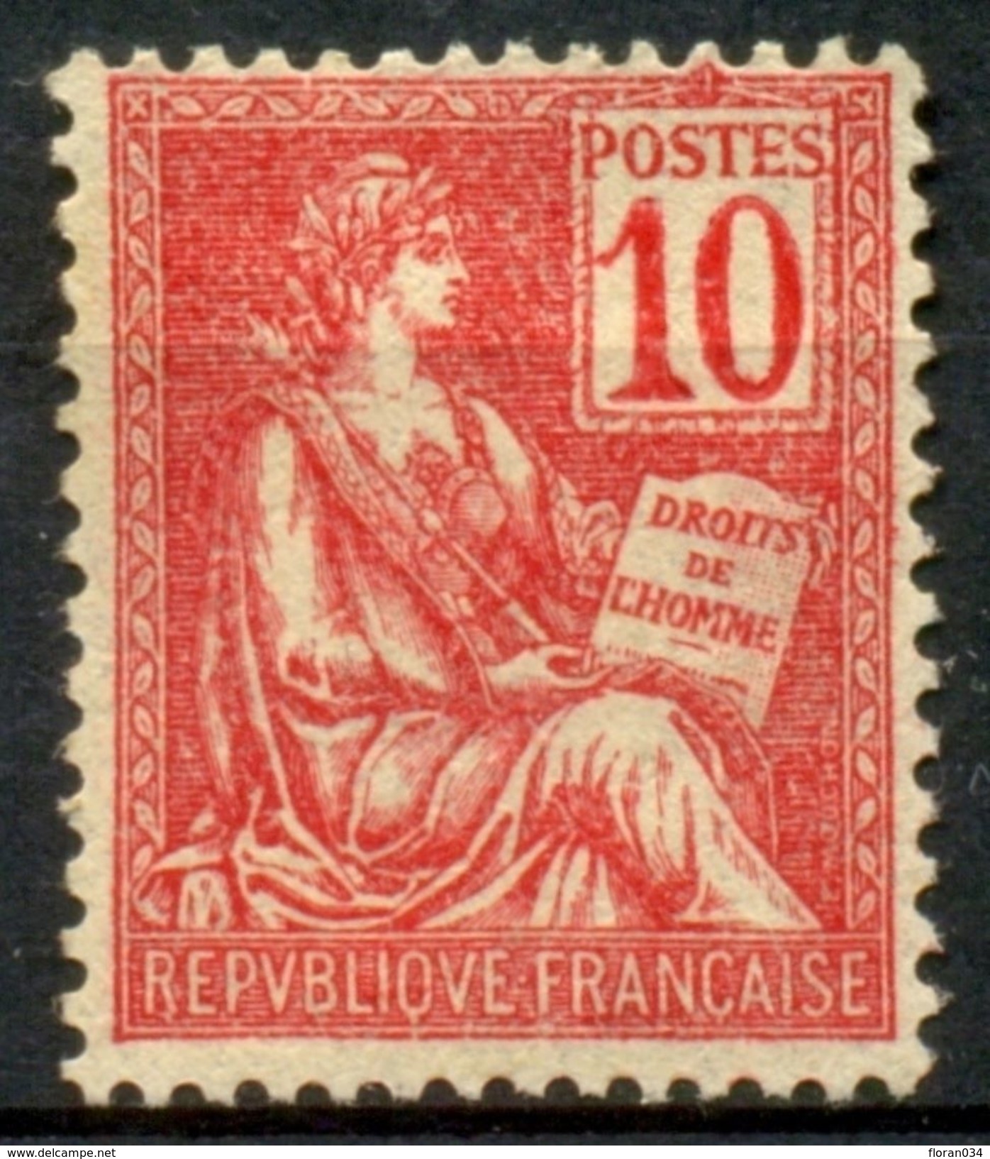 France N° 112 Neuf * (MH) Infime Trace - Signé Calves - Cote ++ 30 Euros - TTB Qualité - Unused Stamps