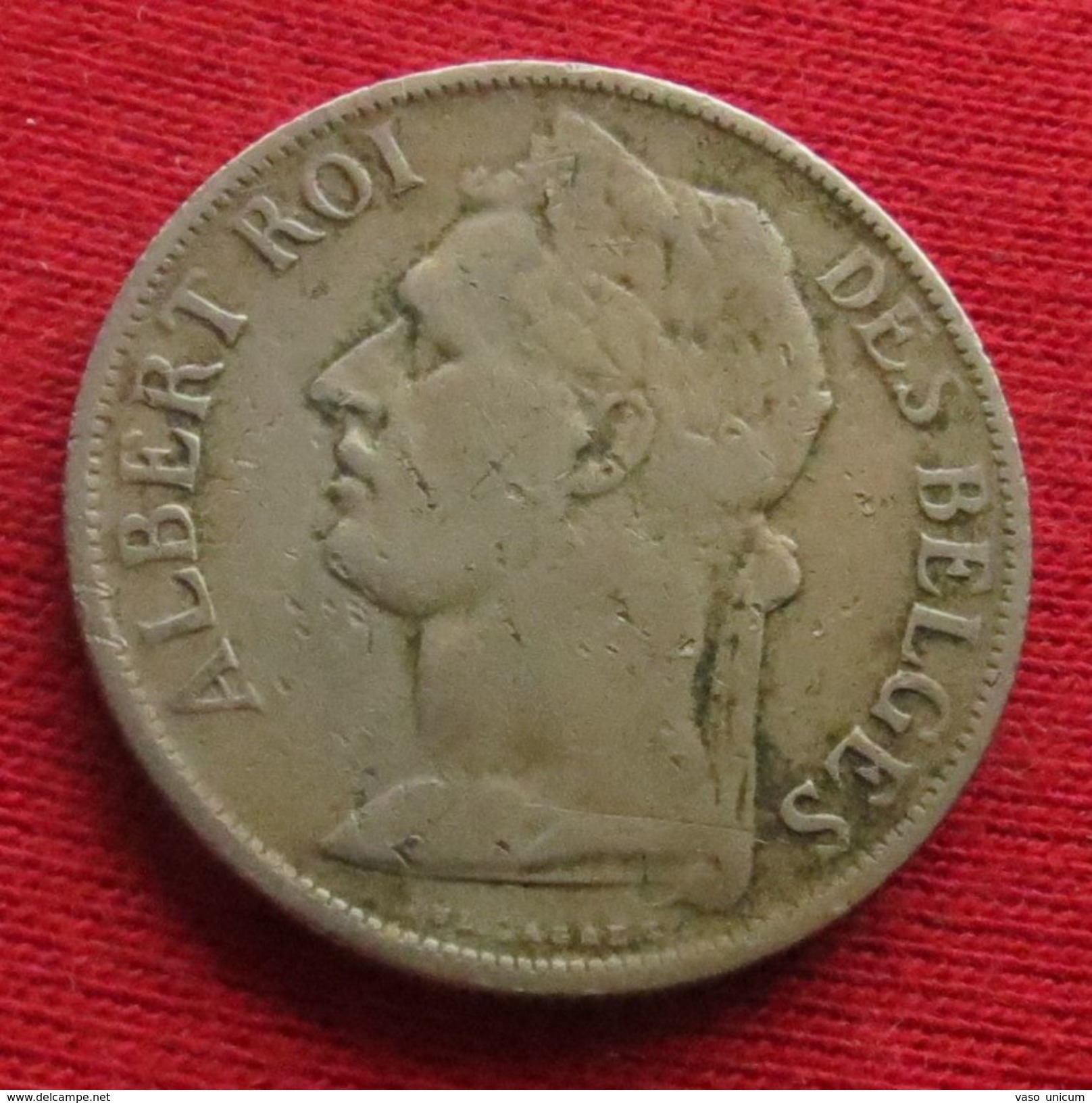 Congo Belgish 1 Franc 1925 Belgian - 1885-1909: Leopold II