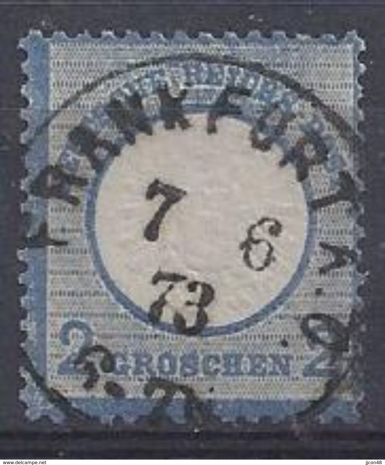 Germany 1872 2gr (o) Mi.20 (Frankfurt A.O.) - Gebraucht