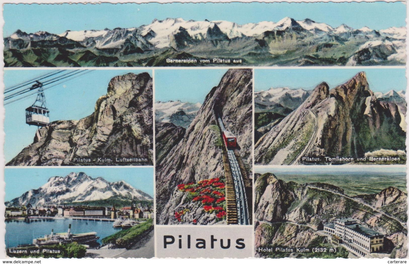 SUISSE,SWITZERLAND,SVIZZERA,HELVETIA,SWISS,SCHWEIZ,PILATUS,ALPES URANAISES,OBWALD,NIDWALD,MONT PILATE,TRAIN,TELEPHERIQUE - Autres & Non Classés