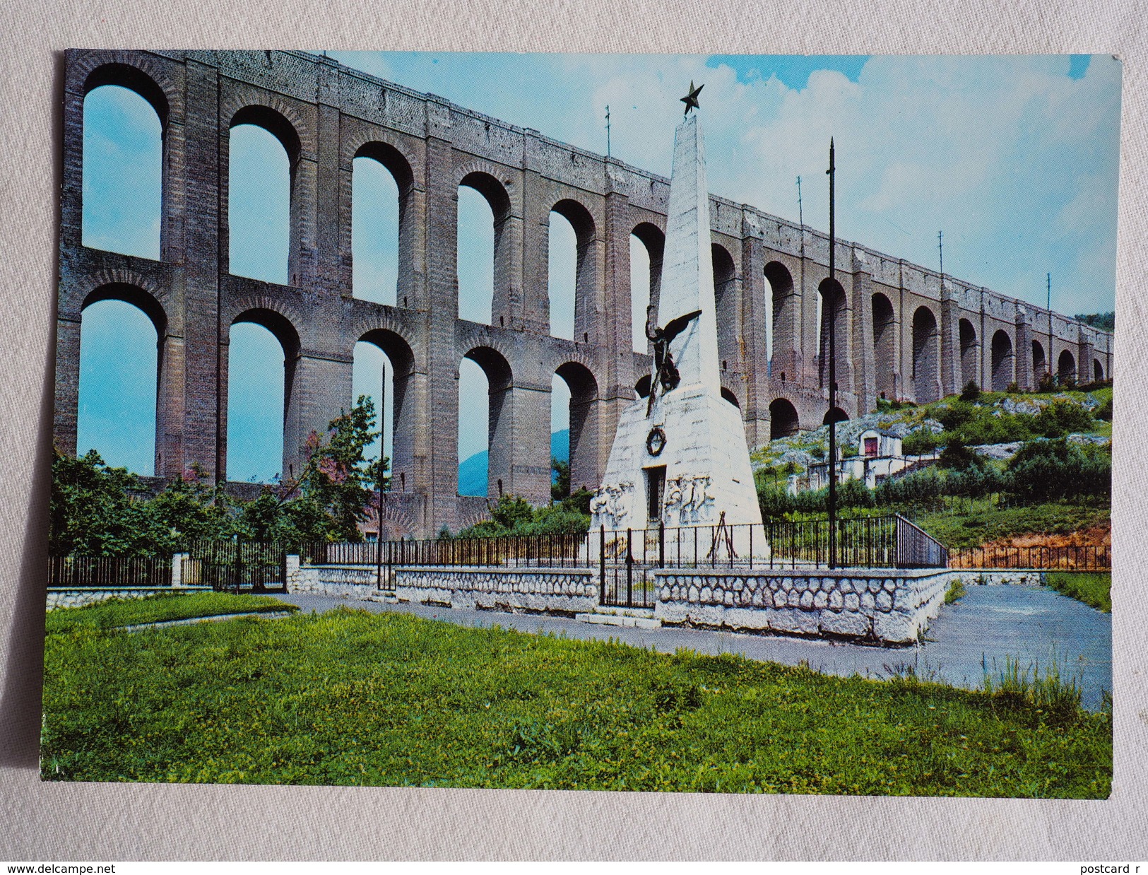 Italy Maddaloni (CASERTA) Bridges Of Maddaloni Valley And Monument Garibaldi's    A 142 - Caserta