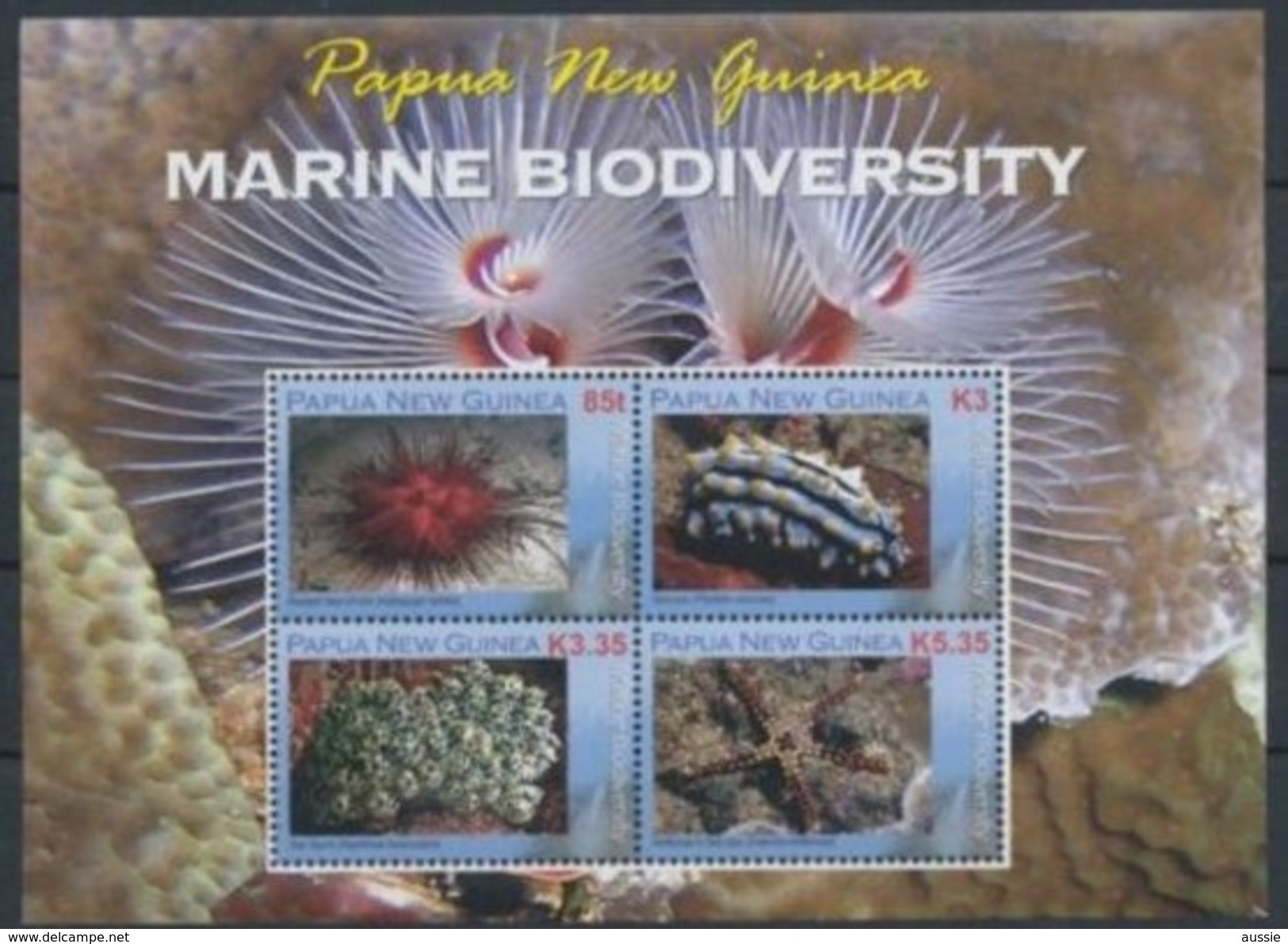 Papouasie Papua New Guinea 2008 Yvert 1207-1210 *** MNH Cote 12,15 Euro Faune Marine Life - Papua-Neuguinea