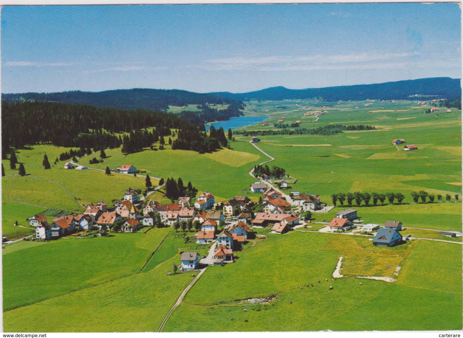 Suisse,schweiz,svizzera,helvetia,swiss,switzerland ,NEUCHATEL,LOCLE,LA BREVINE,LAC DES TAILLERES,VUE AERIENNE - La Brévine