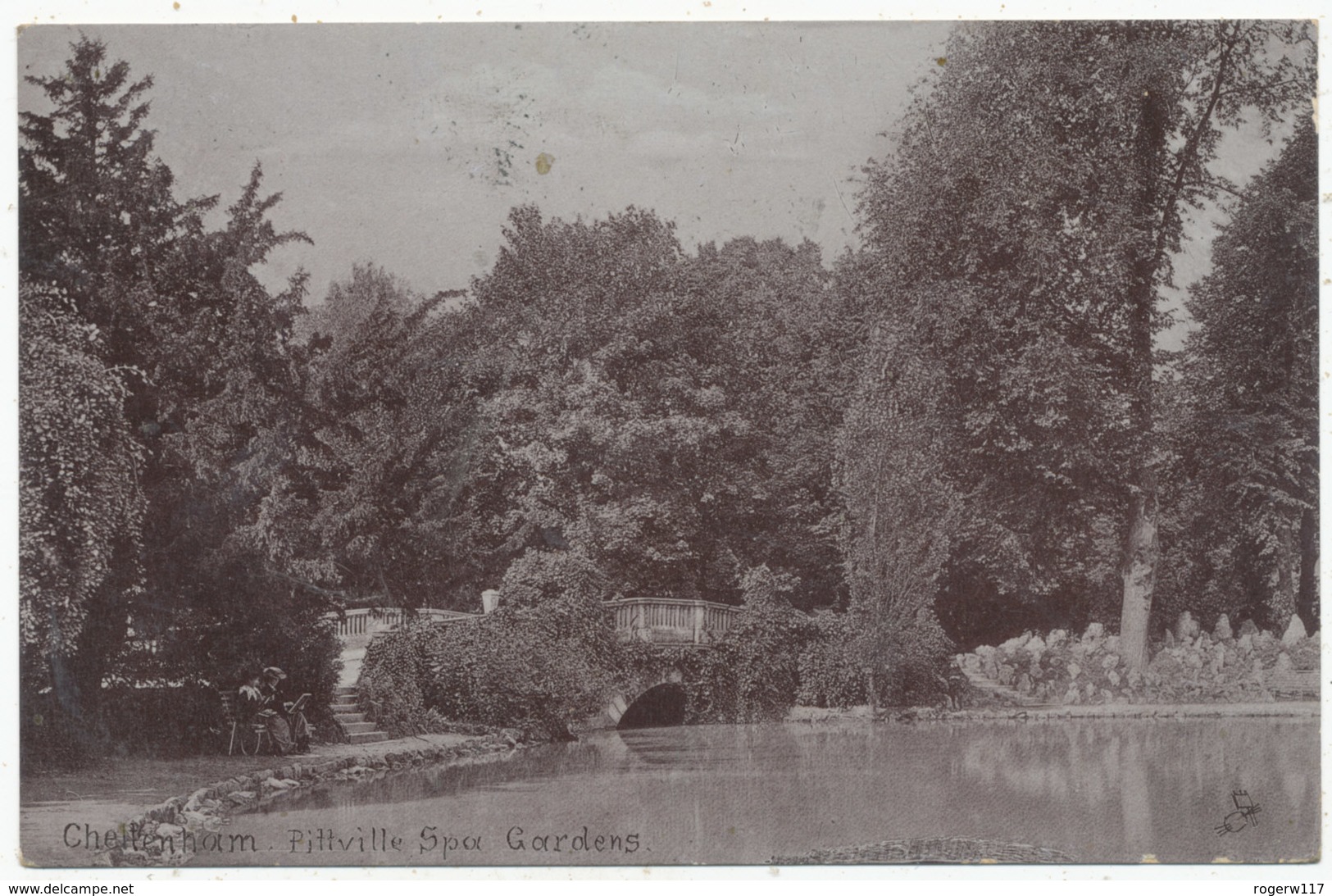 Cheltenham, Pittville Spa Gardens, 1907 Raphael Tuck Postcard - Cheltenham
