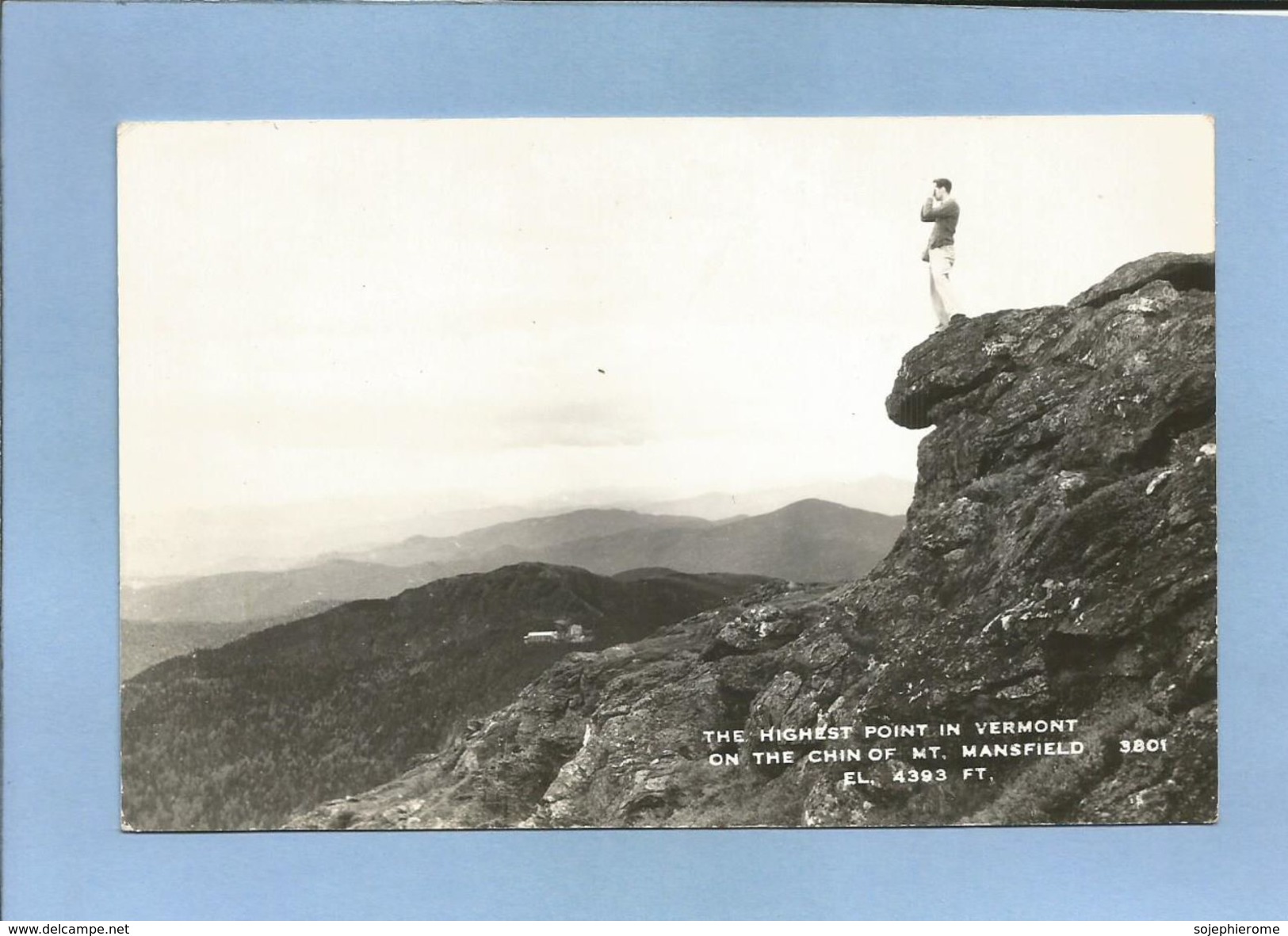 The Highest Point In Vermont On The Chin Of Mt. Mansfield El, 4393 Ft.  2 Scans - Other & Unclassified