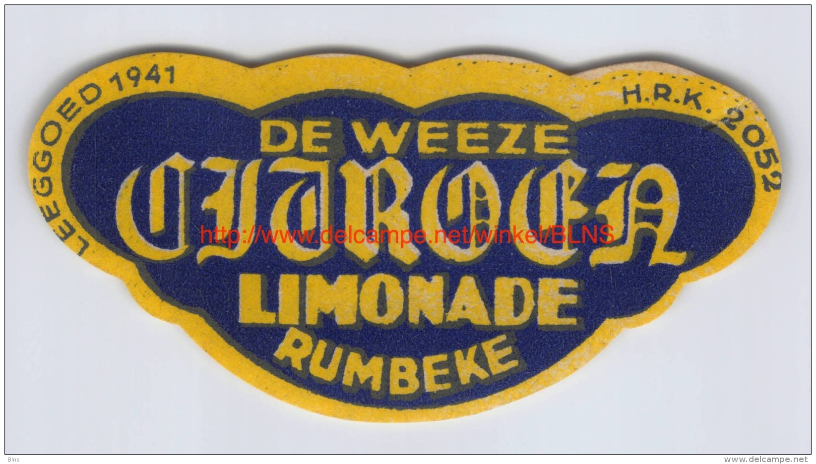 Brouwerij Deweeze - Limonade - Rumbeke - Autres & Non Classés