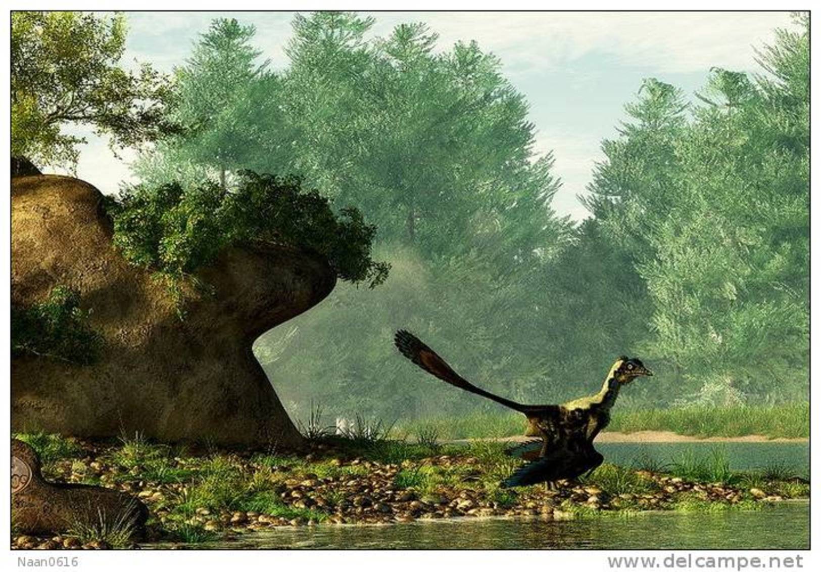 (NZ10-010 )   Archaeopteryx   Fossils  , Postal Stationery-Postsache F - Fossielen
