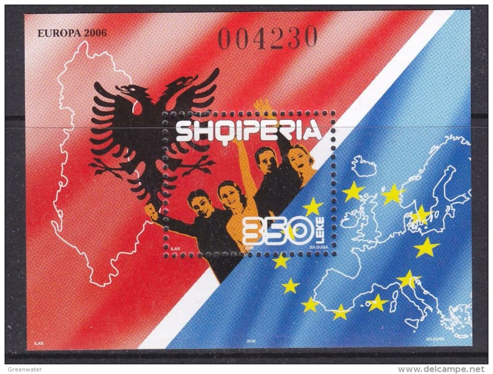 Europa Cept 2006 Albania M/s ** Mnh (33460) - 2006