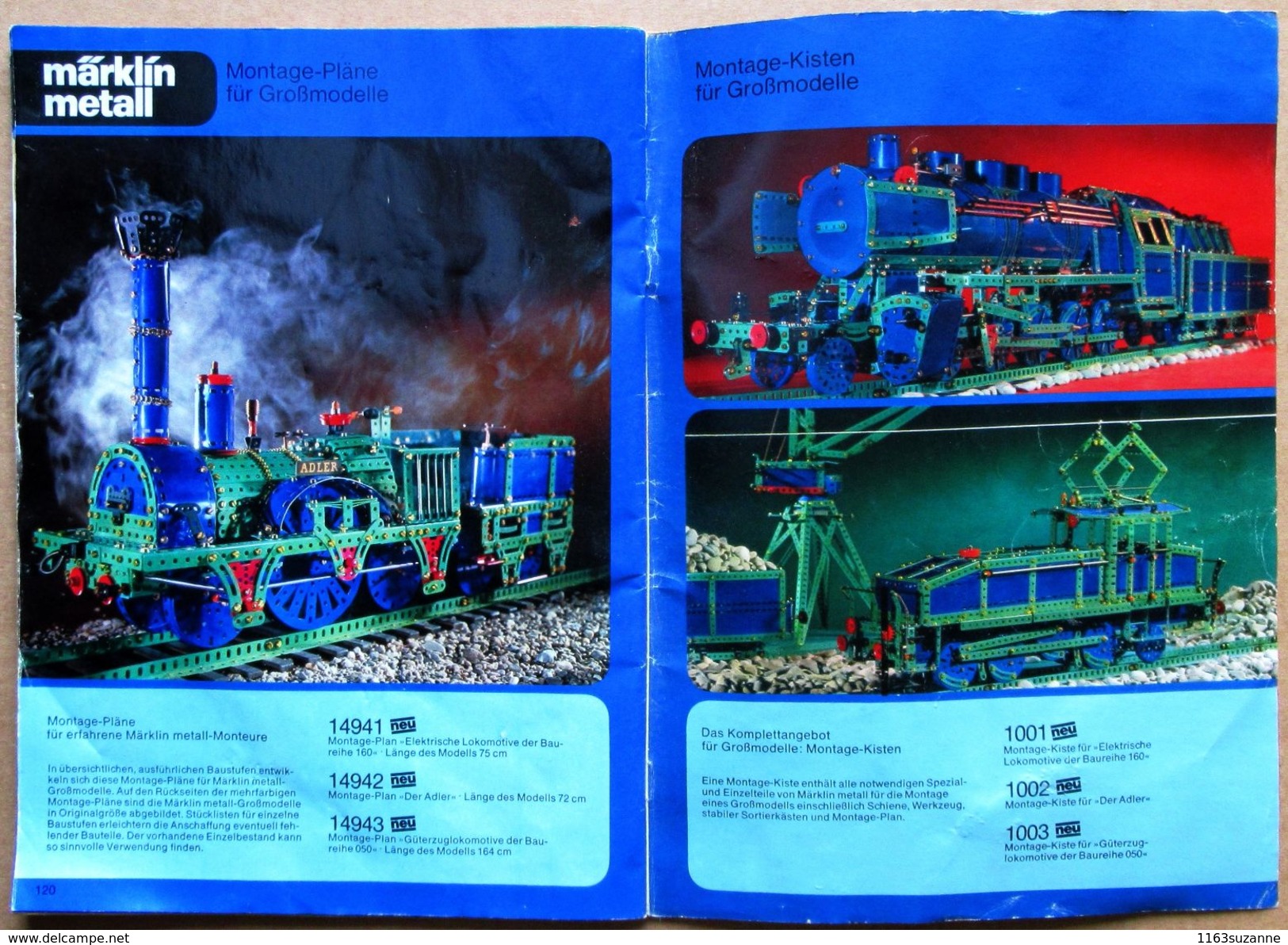 Catalogue allemand MÄRKLIN 1978 : trains et voitures électriques, jeux de construction...