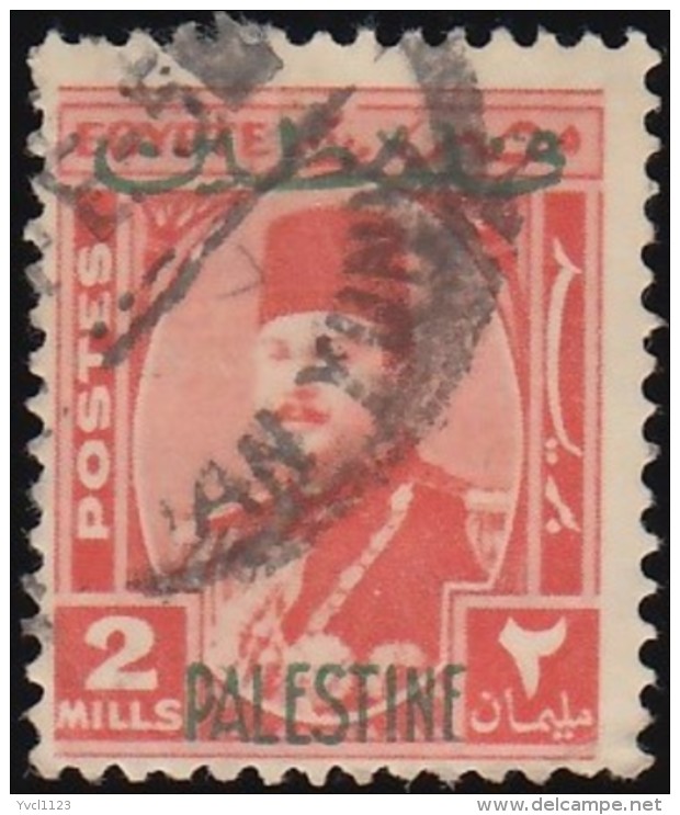 EGYPT - Scott #N2 King Farouk 'Overprinted' / Used Stamp - Used Stamps