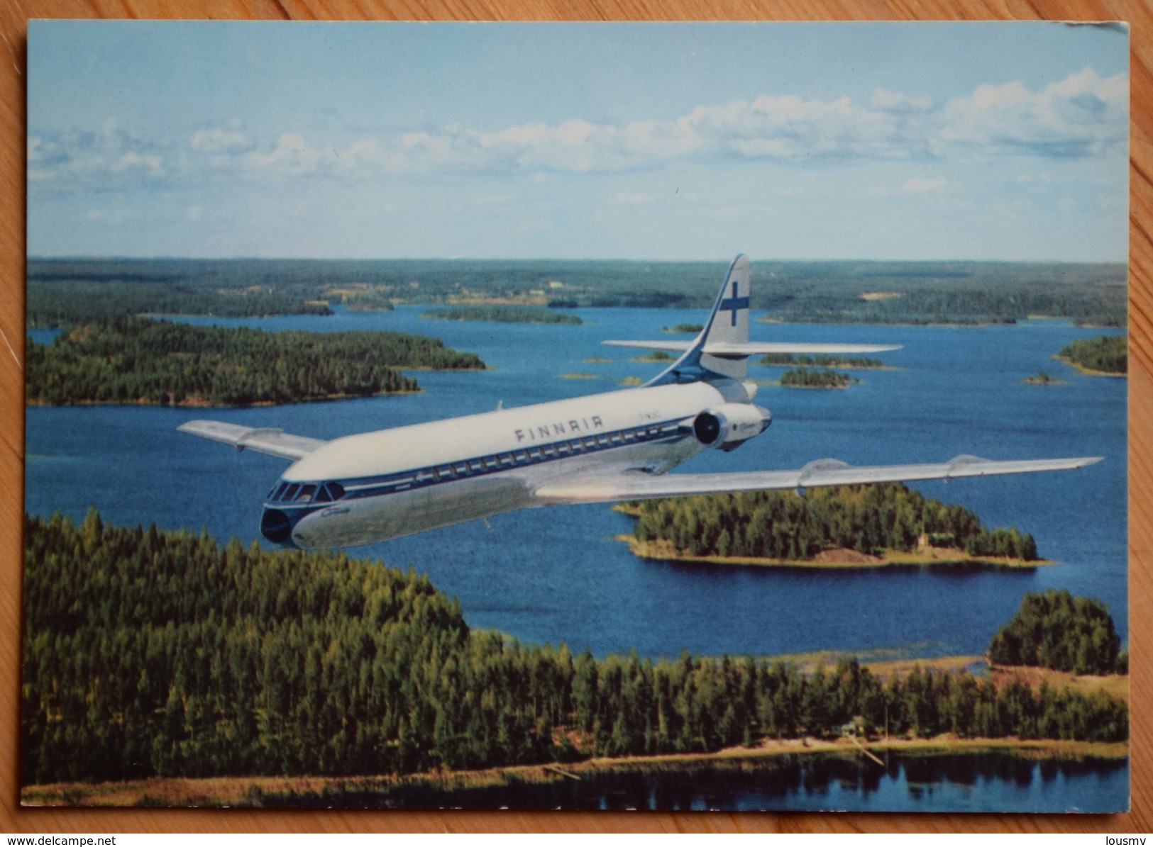 Finnair - Super Caravelle - Avion En Vol - (n°8840) - 1946-....: Modern Tijdperk