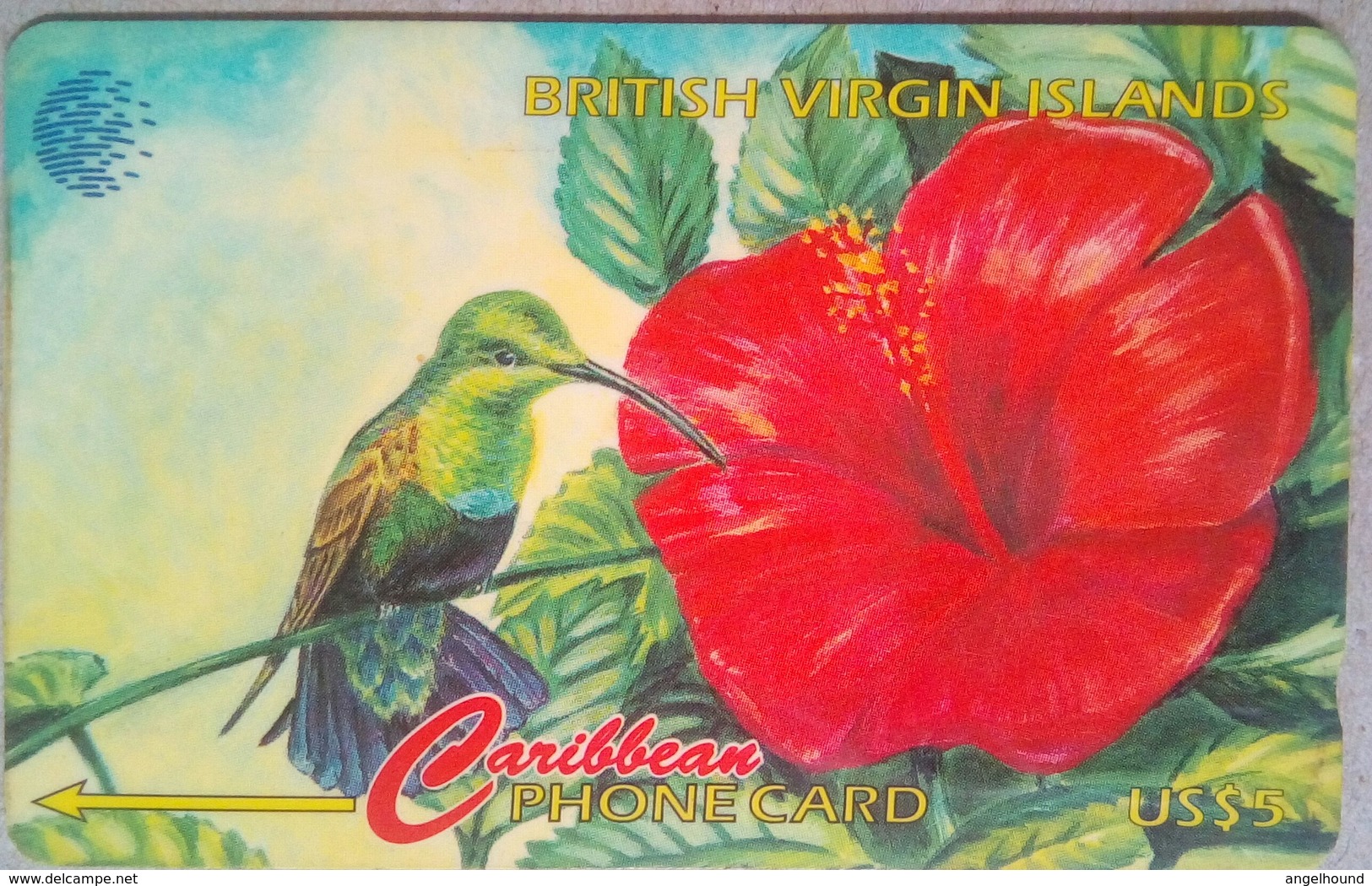 BVI Phonecard US$5 Hummingbird 25CBVA  English Rev - Vierges (îles)