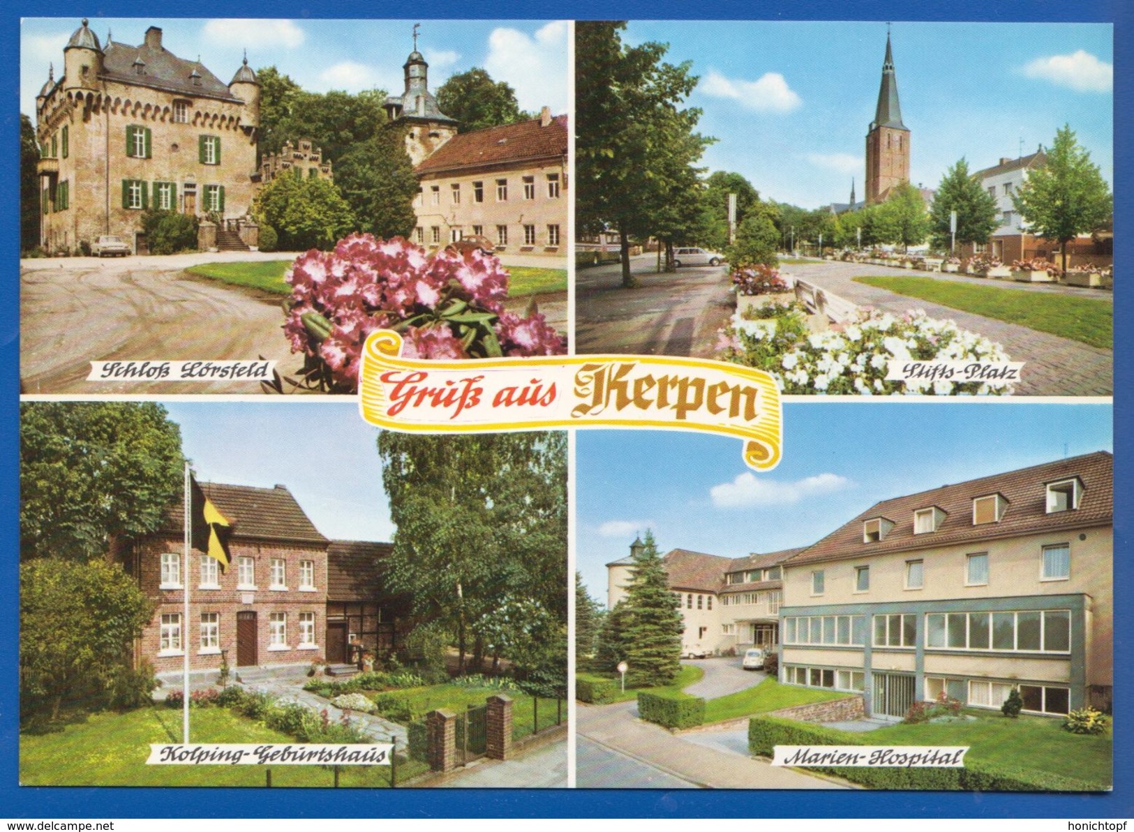 Deutschland; Kerpen; Multibildkarte Mit Marien-Hospital Und Stifts-Platz - Kerpen