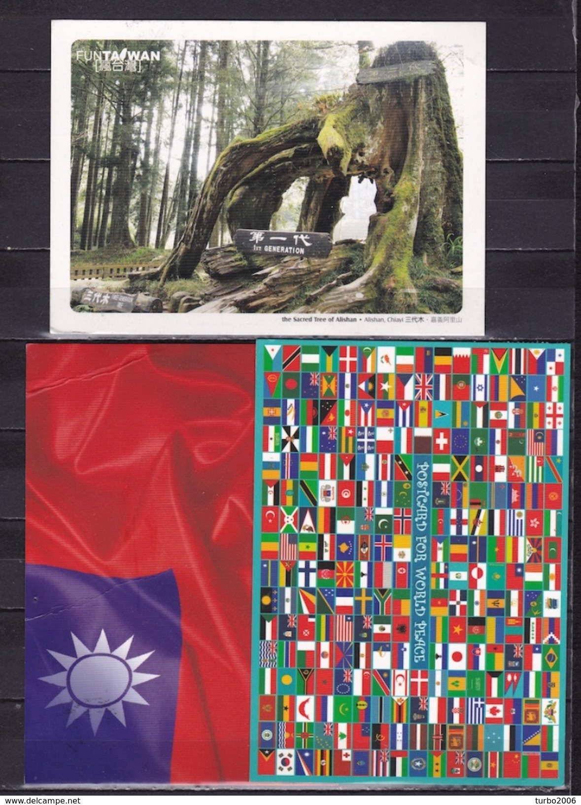 TAIWAN 5 Modern Postcards With Stamps As Shown On 3 Scans !!! - Covers & Documents