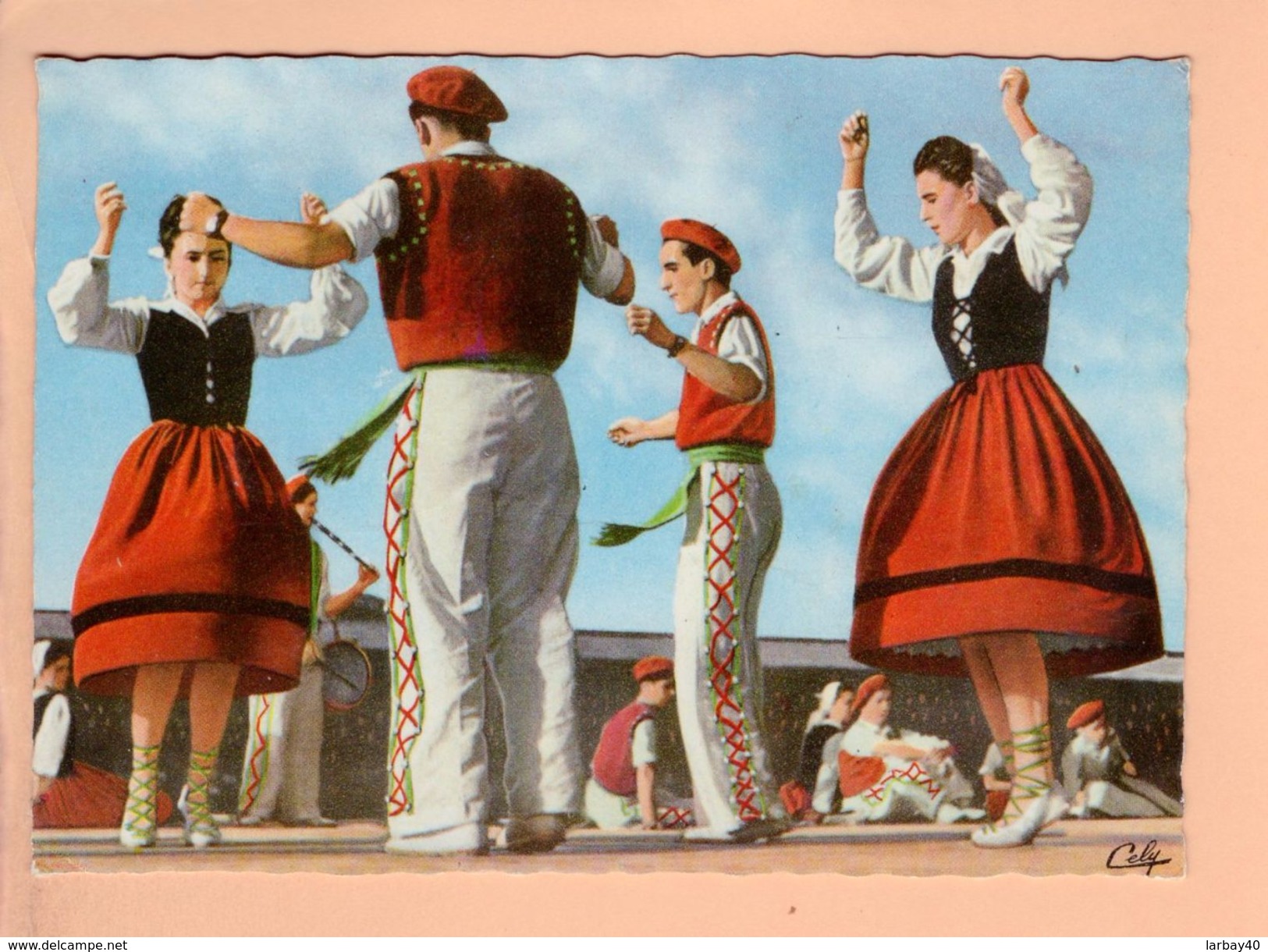 Cp Cartes Postales - Folklore Basque Le Fantango - Danses