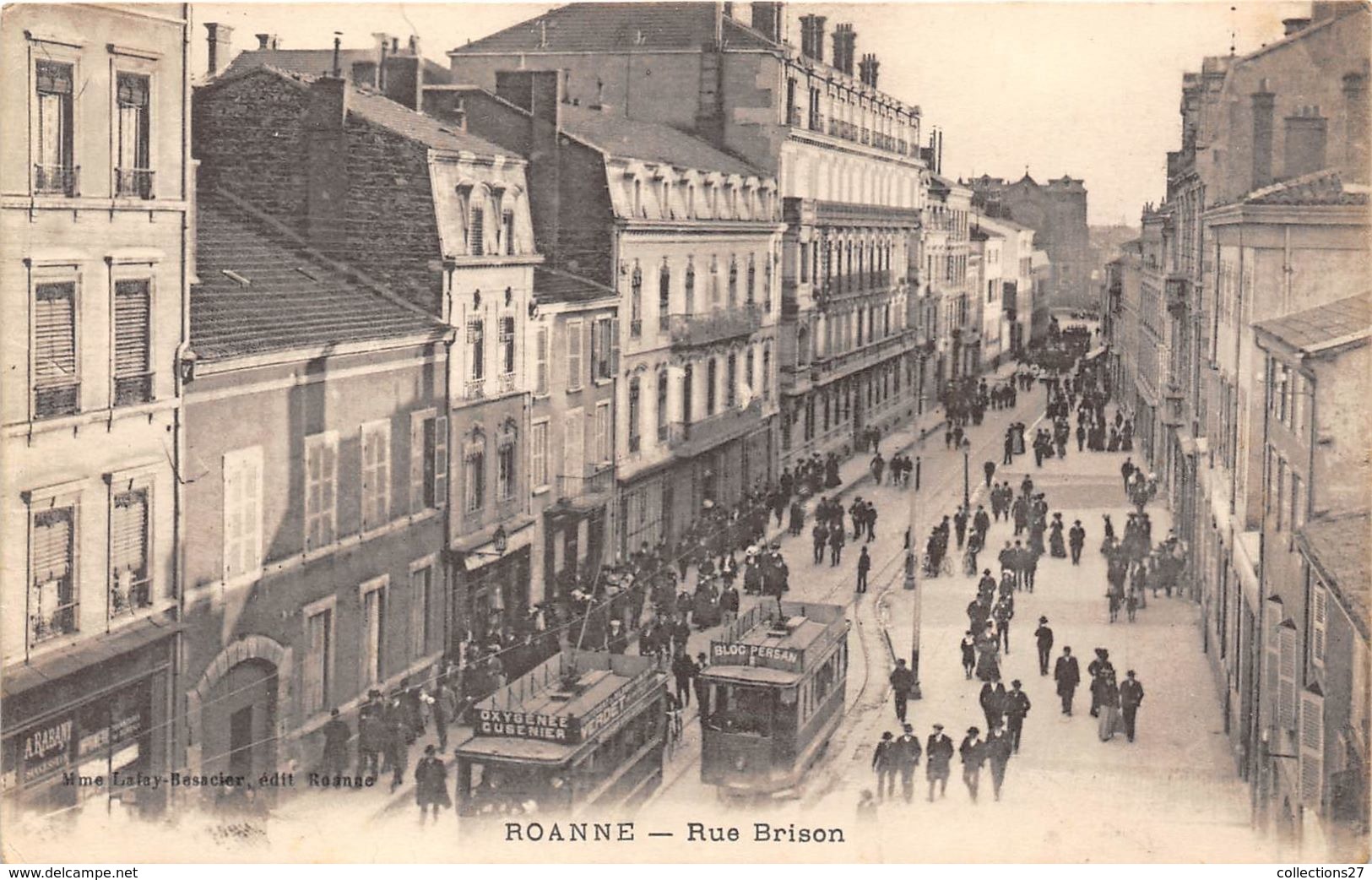 42-ROANNE- RUE BRISON - Roanne