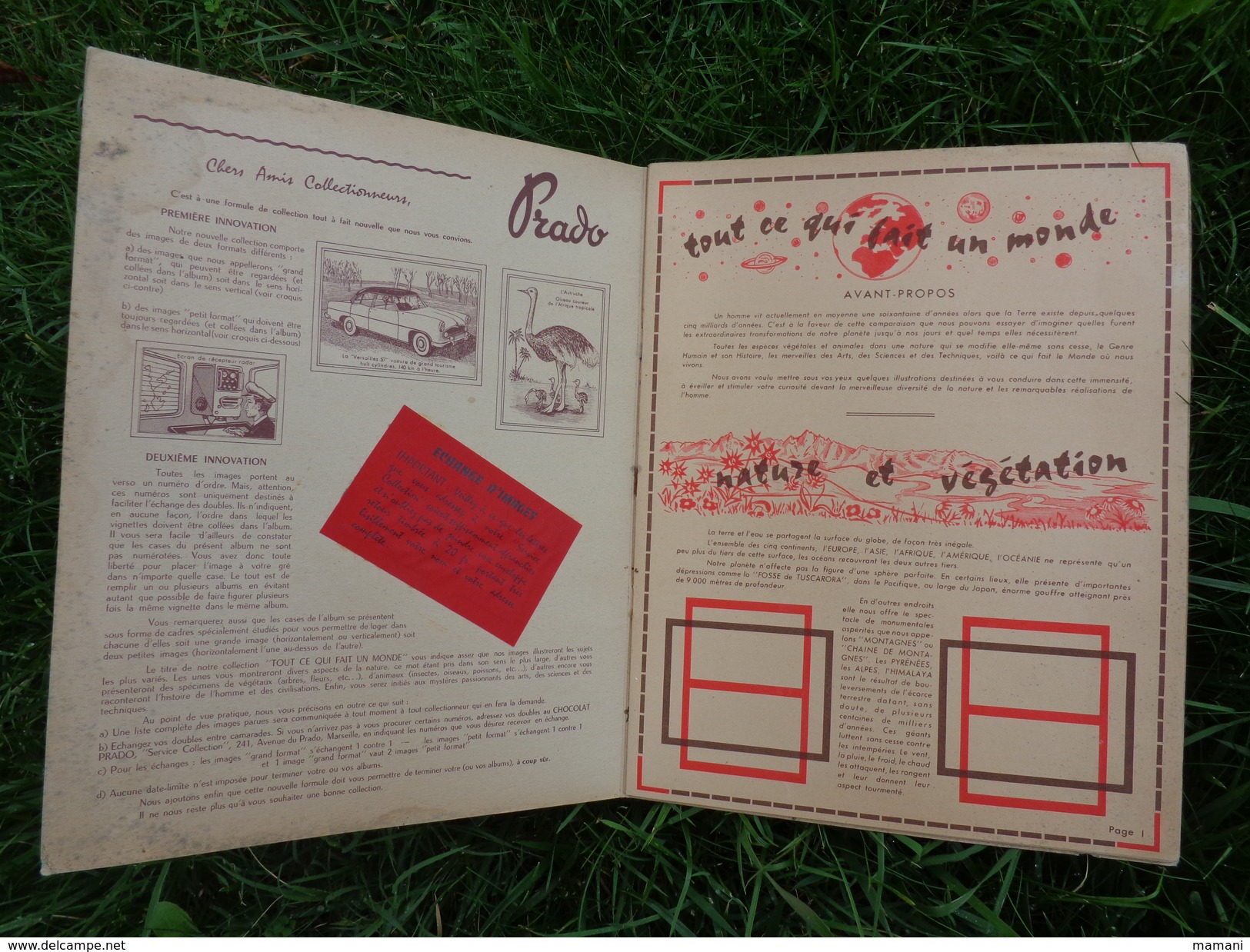 Catalogue Chocolat Prado -vide-tout Ce Qui Fait Un Monde 24 Pages - Advertising