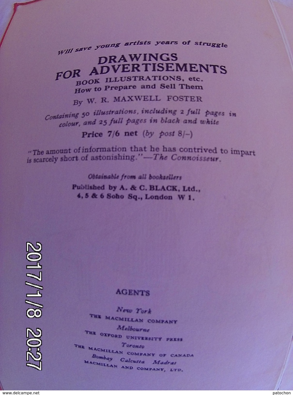 Livret 88 Pages En Anglais Fun-Sketching Maxwell Foster Dédicace Anonyme 14x22cm 1930. - Autres & Non Classés