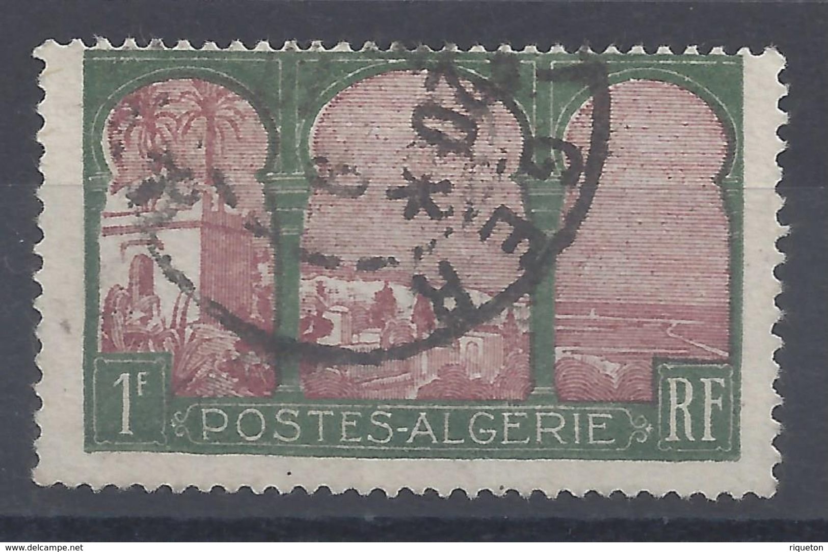 ALGERIE - 1926 - Variété Arbre Coupé Sur N° 51 C Oblitéré - B/TB - - Usados