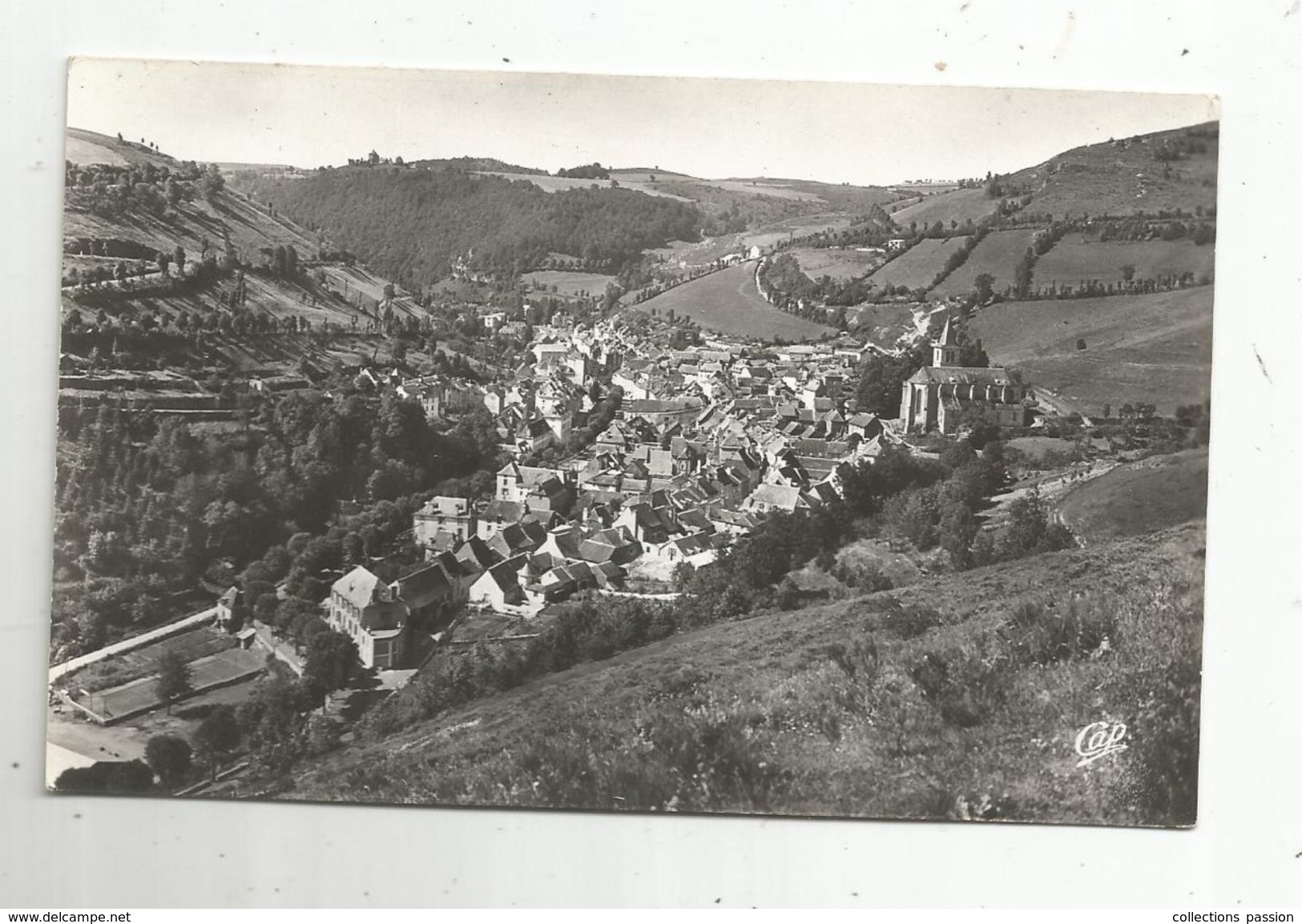 Cp , 15 , CHAUDES AIGUES , Station Thermale , Vue Générale , Vierge , Ed : Cap , N° 29 - Autres & Non Classés