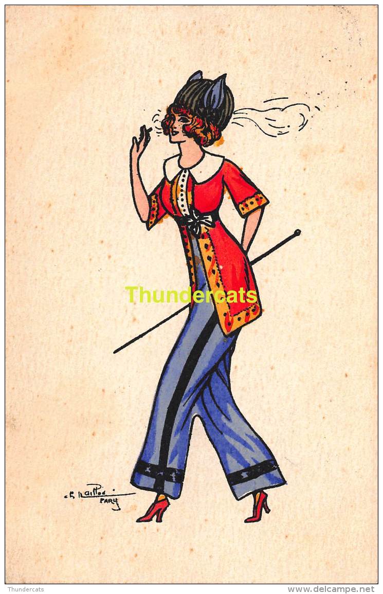 CPA ILLUSTRATEUR NAILLOD FEMME ART NOUVEAU MODE ARTIST SIGNED FASHION LADY NAILLOD SERIE 136 - Naillod