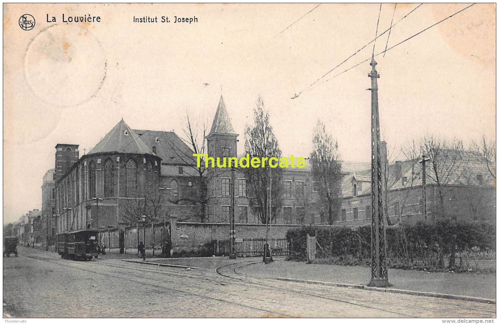 CPA LA LOUVIERE INSTITUT ST JOSEPH TRAM - La Louvière