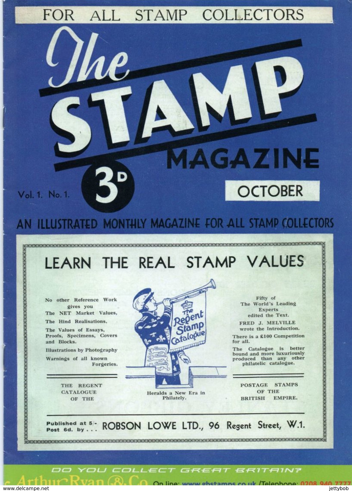 STAMP Magazine 75th Anniversary Facsimile Of First Edition October 1934 (Reprinted October 2009) - Themengebiet Sammeln