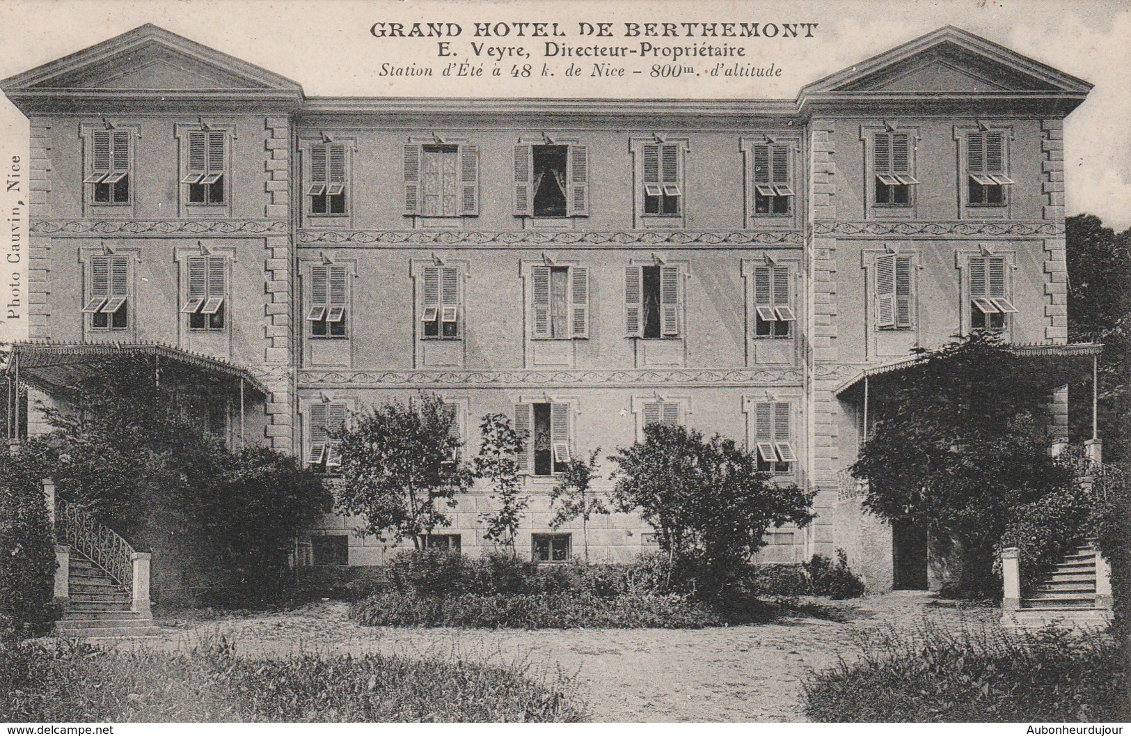 06 ROQUEBILLIERE / Berthemont Les Bains, Grand Hôtel / 40C - Roquebilliere