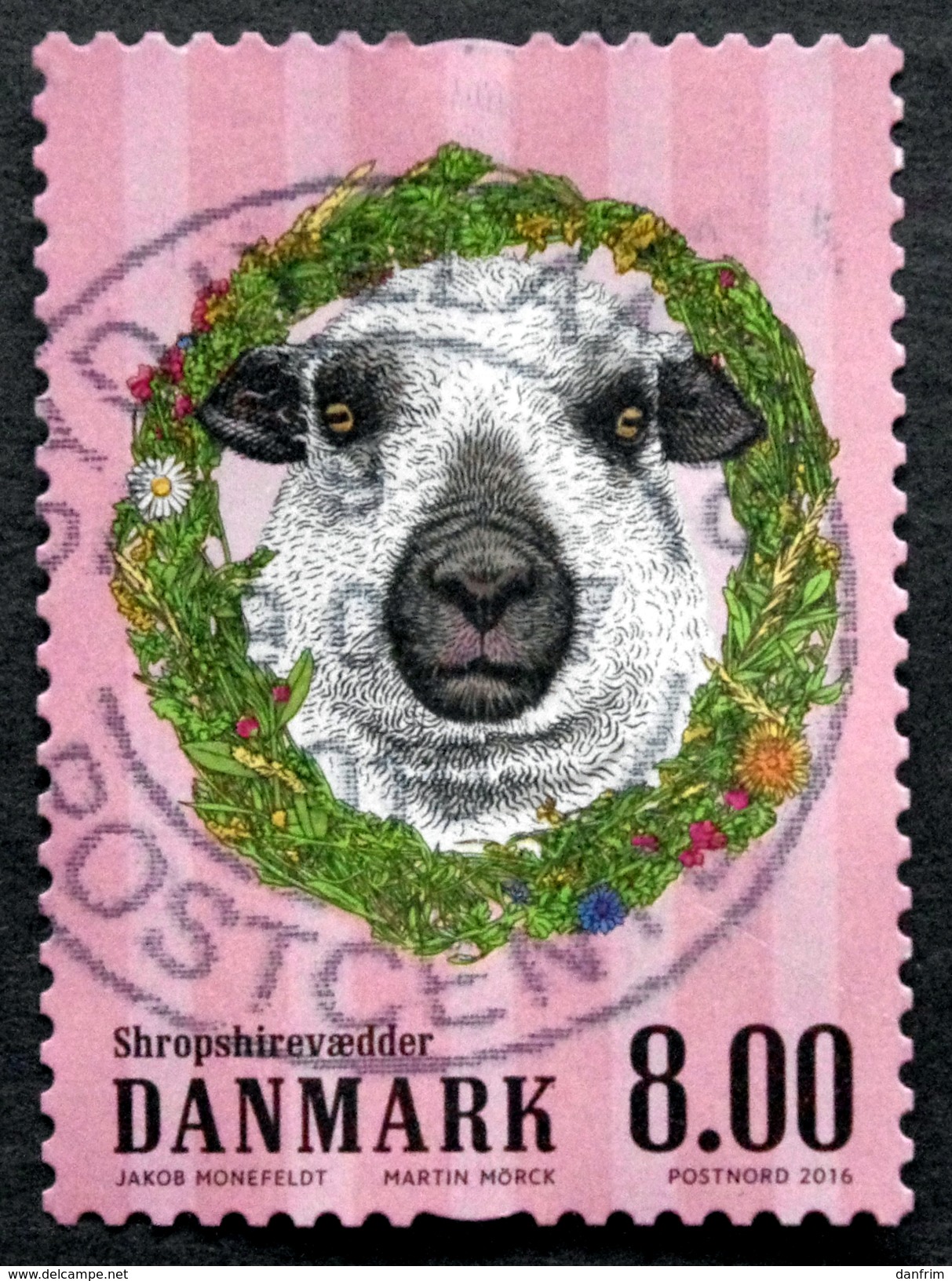 Denmark  2016    Shropshire Ram  (O)  MiNr.1873  ( Lot  D 814 ) - Oblitérés