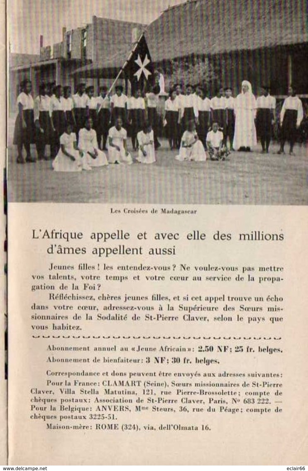 L ECHO D AFRIQUE REVUE MENSUELLE De La Solidaritéde St-PIERRE CLAVER - FASCICULE DE 19 PAGES - Outre-Mer