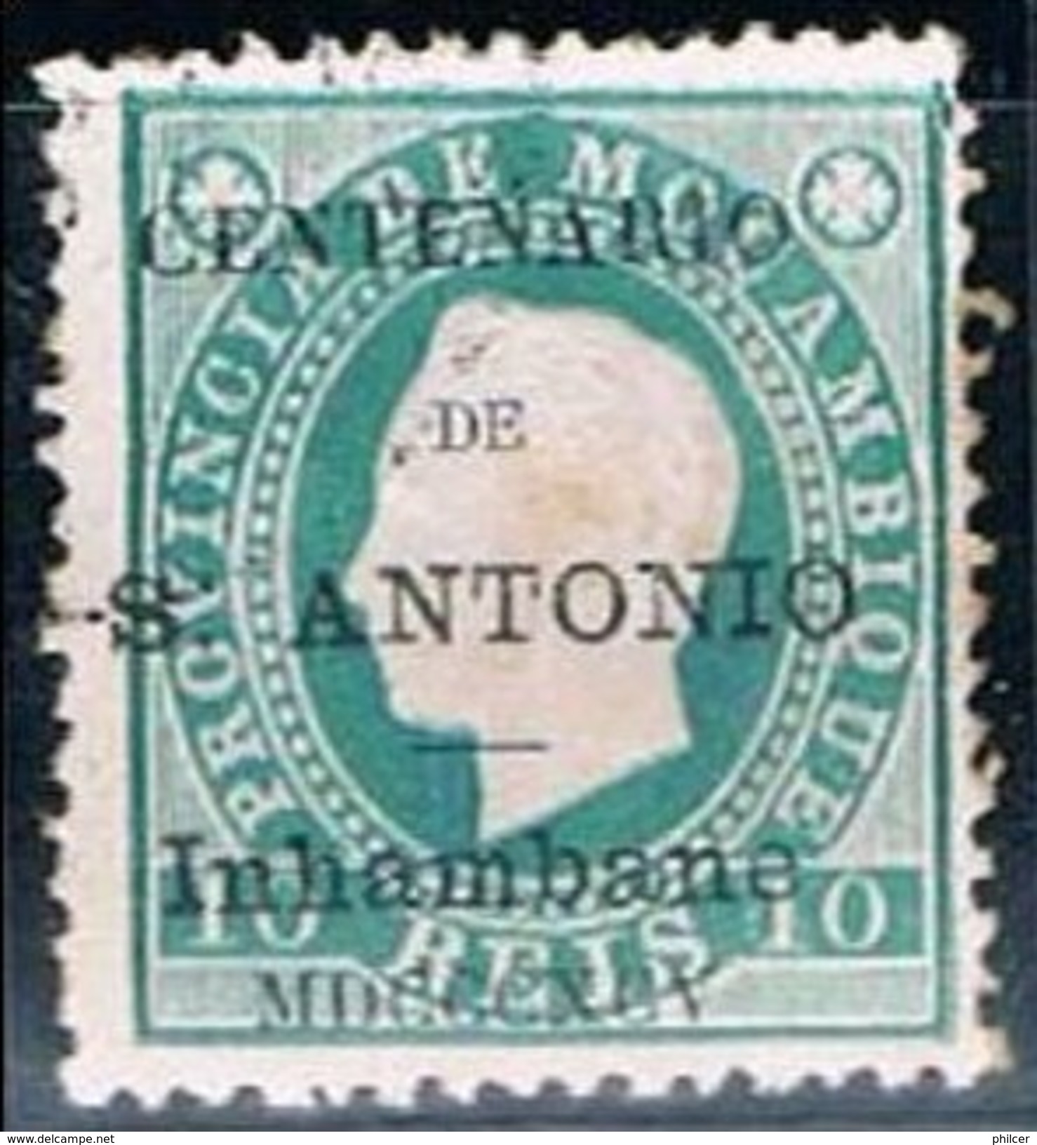 Inhambane, 1895, # 2 Dent. 12 1/2, Used - Inhambane