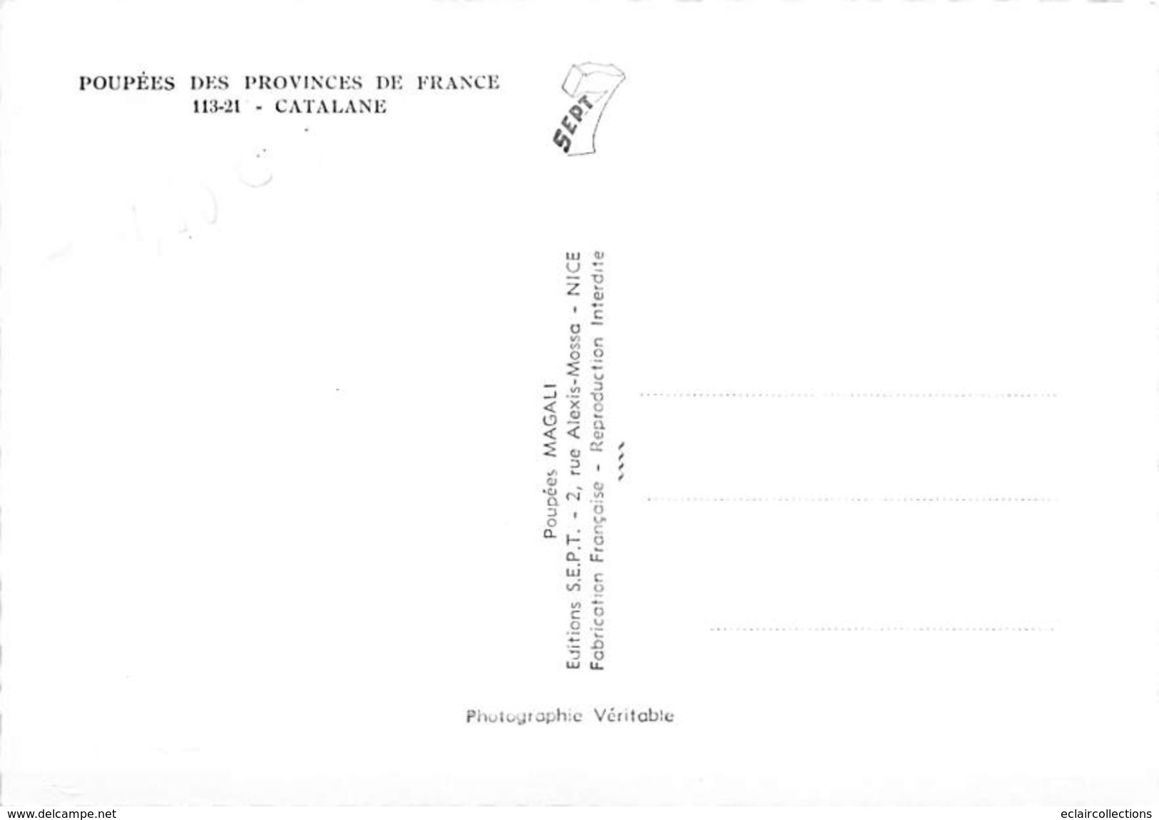 Thème: Poupées....1 lot de 15 Cartes  Poupées des province de France  Format 10 x15 toutes dos vierges   (voir scan)