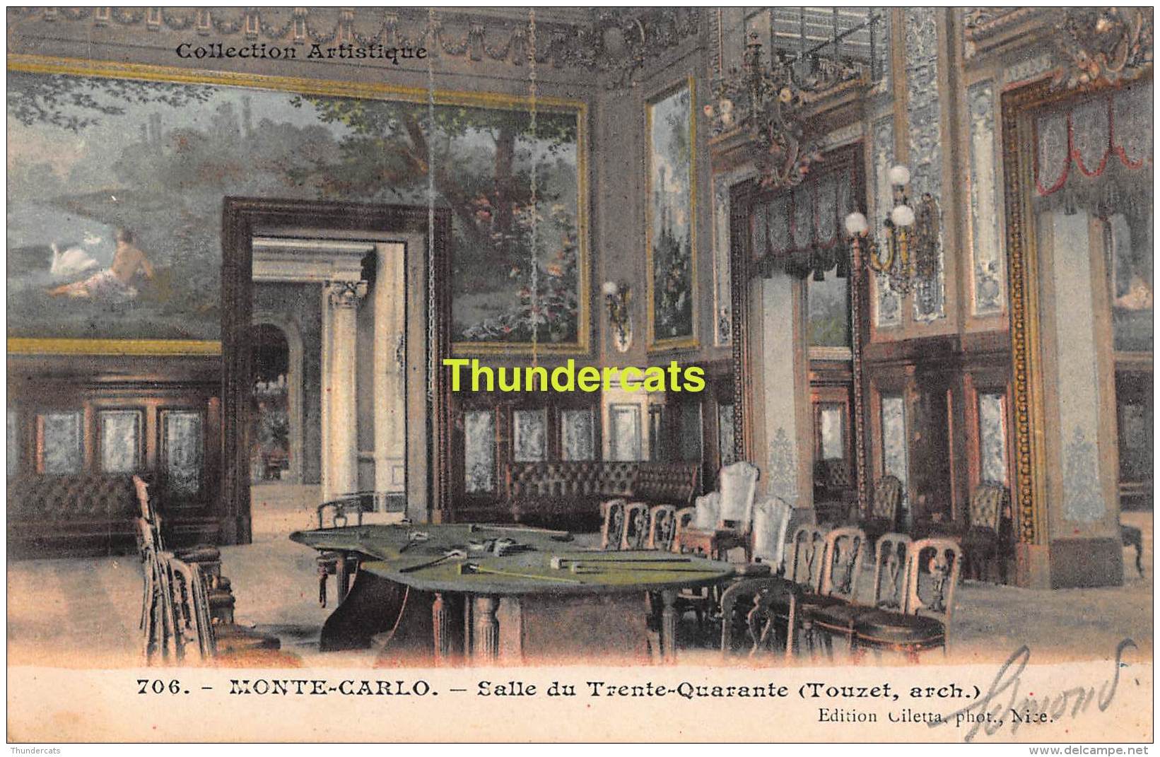 CPA MONTE CARLO SALLE DU TRENTE ET QUARANTE - Monte-Carlo