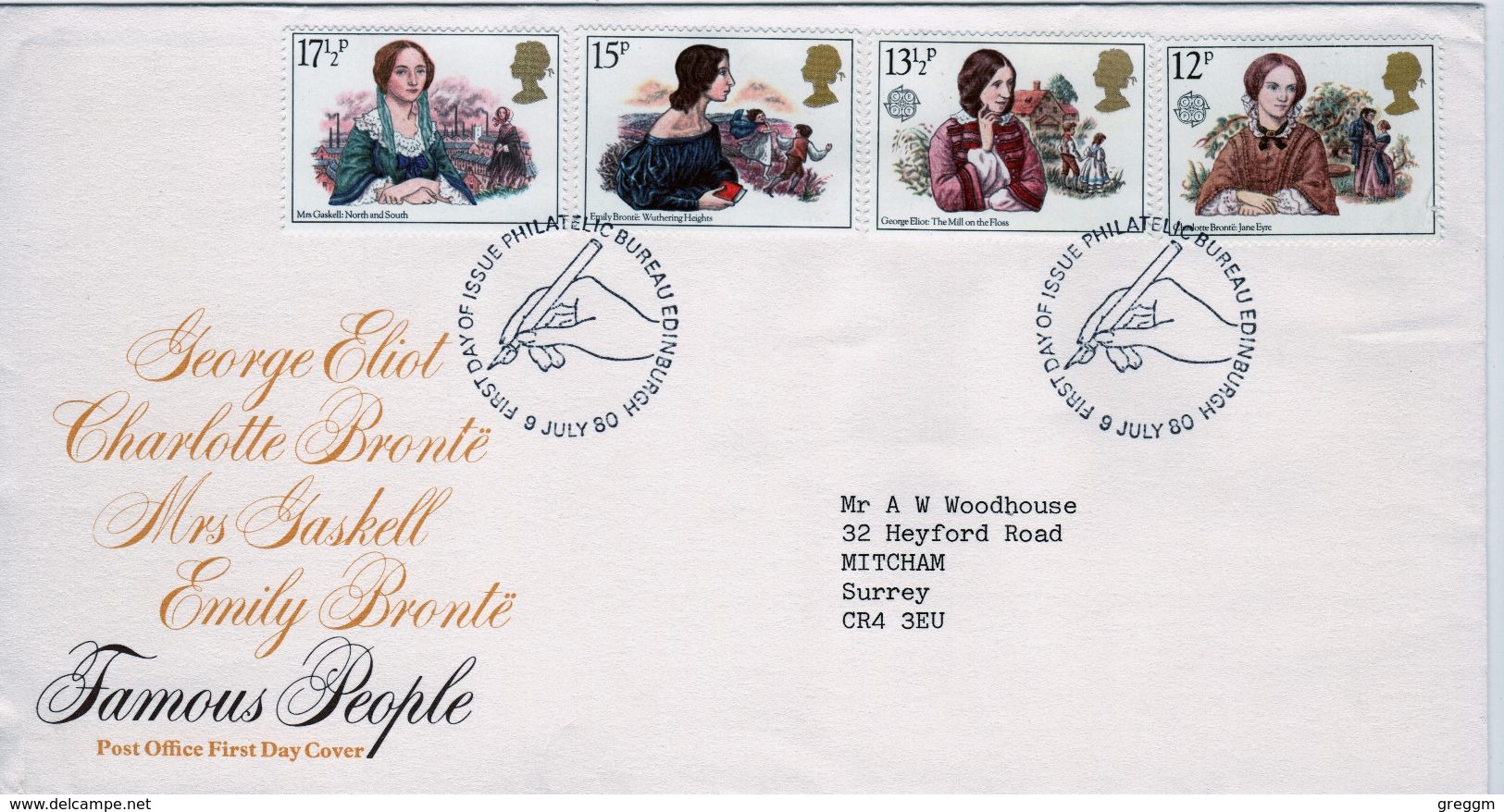 GB First Day Cover To Celebrate Famous People. 1980. - 1971-1980 Decimal Issues