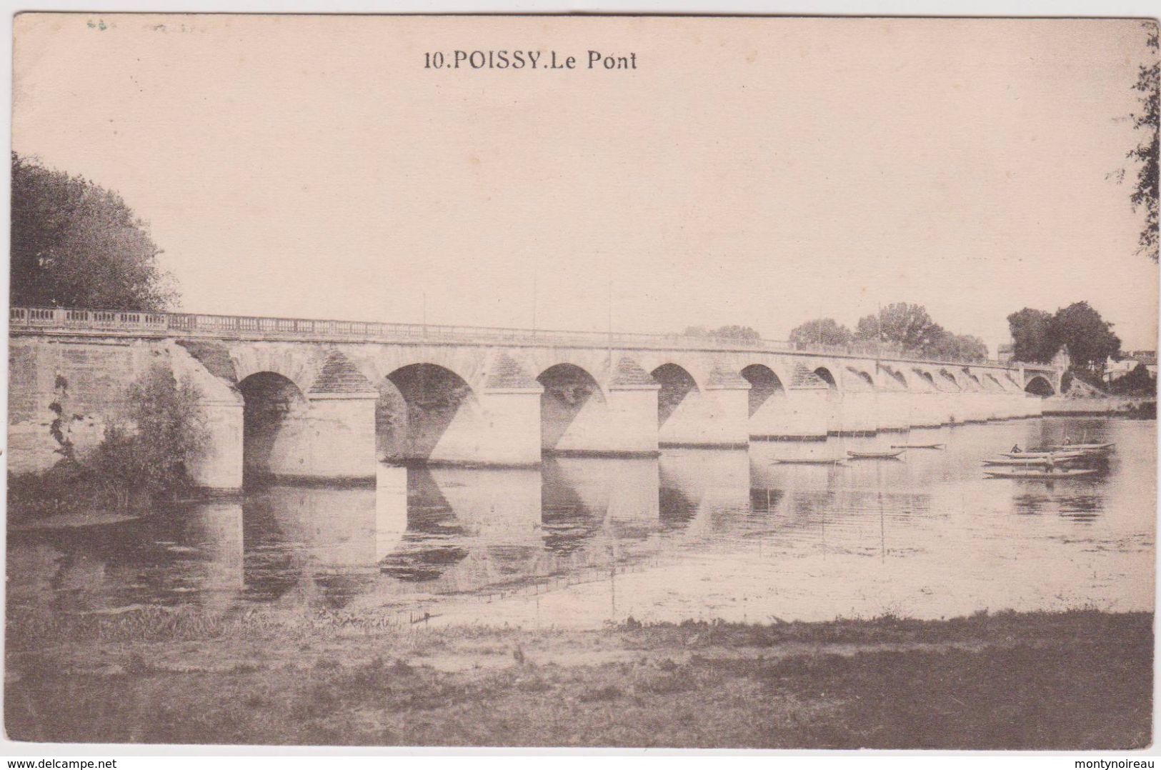 Yvelines :  POISSY  Le  Pont - Poissy