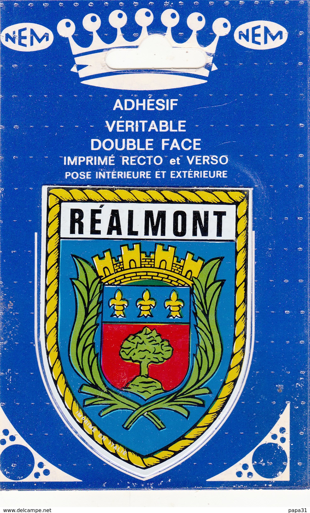 81 - ADHESIF DOUBLE FACE De REALMONT - Realmont