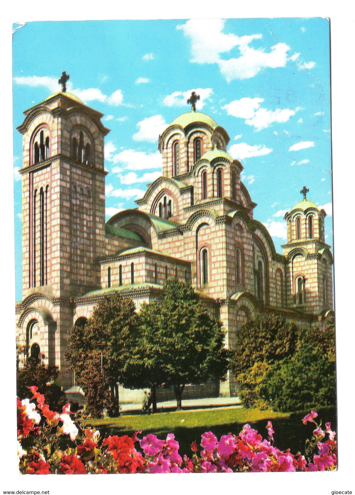 BEOGRAD - TASMAJDAN - LA CHIESA DI S. MARCO - VIAGGIATA 1973 - (1980) - Serbie