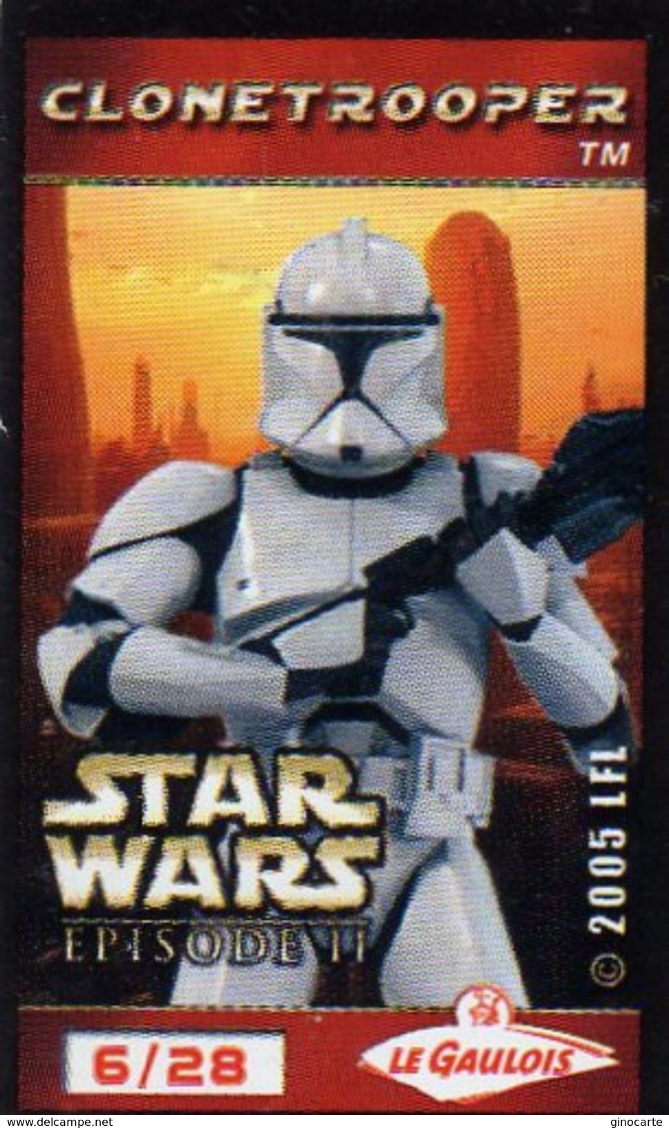 Magnets Magnet Cinema Star Wars Le Gaulois 6/28 Clonetrooper - Autres & Non Classés