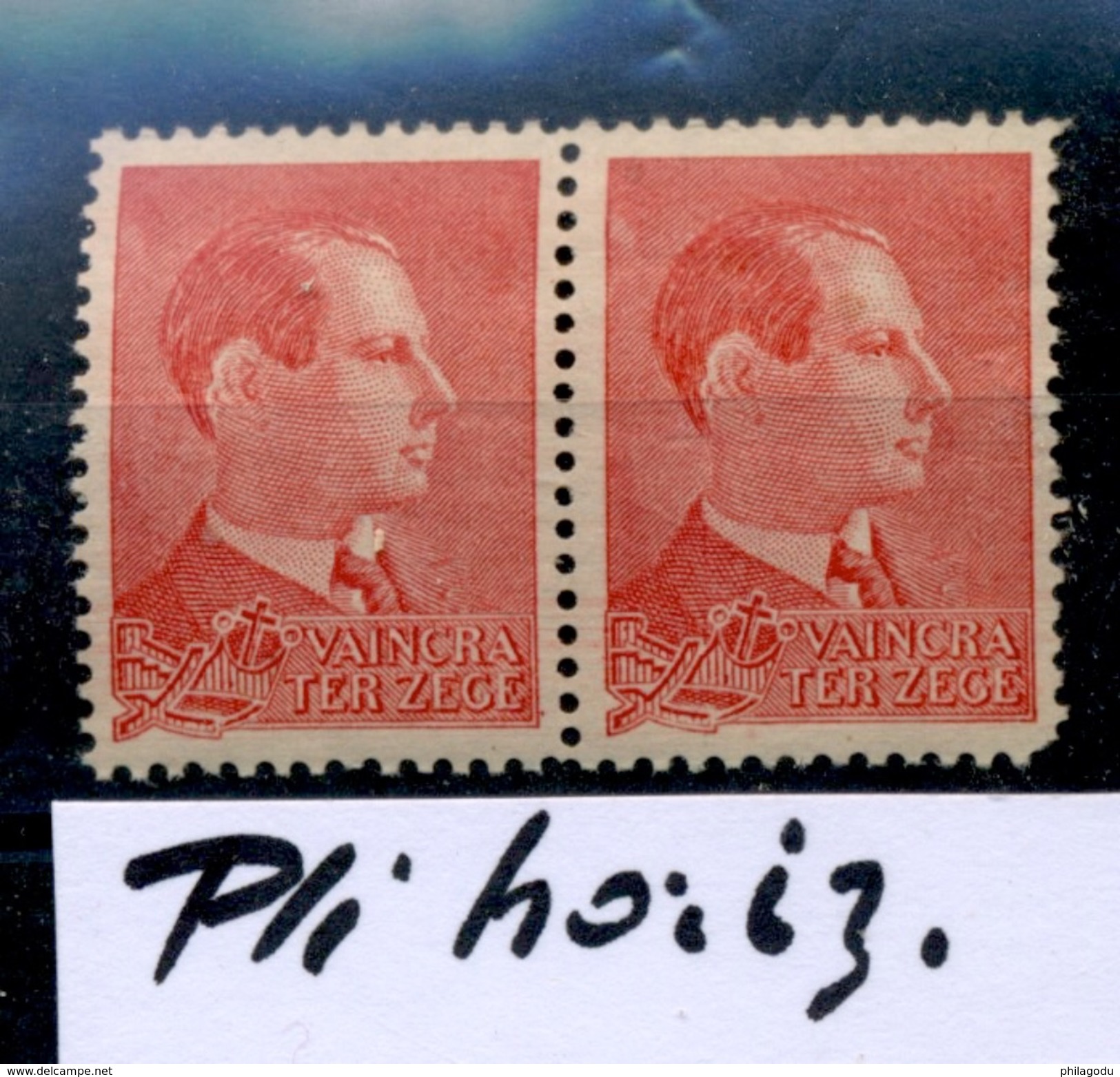 Vignette Degrelle Qui Fut Général SS, Brigade Front De L'Est, Et Leader Politique  Cotait 50EX2= 100 Euros - Erinnophilia [E]