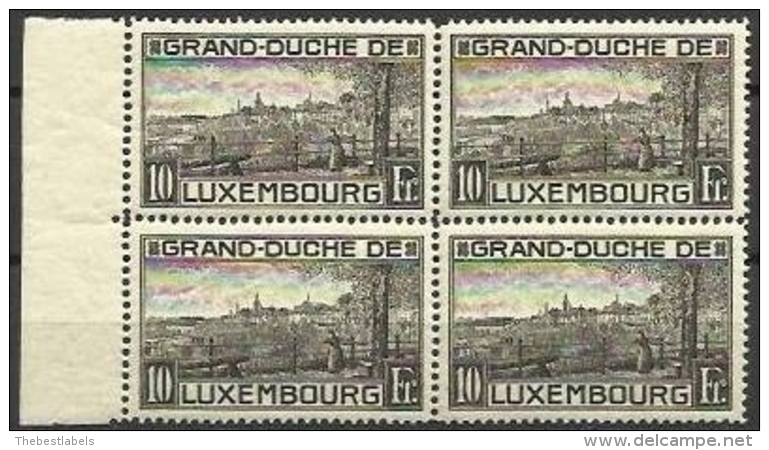 LUXEMBOURG 1923 N&ordm; 141 ** BLOCK - Nuevos