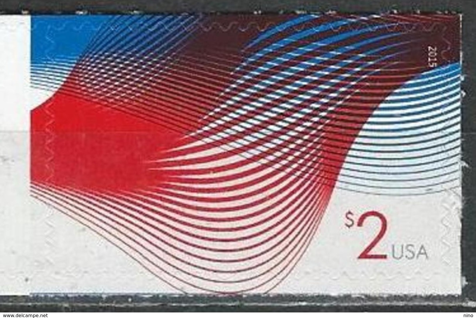 USA. Scott # 4954 MNH. Patriotic Waves. High Value  2015 - Unused Stamps