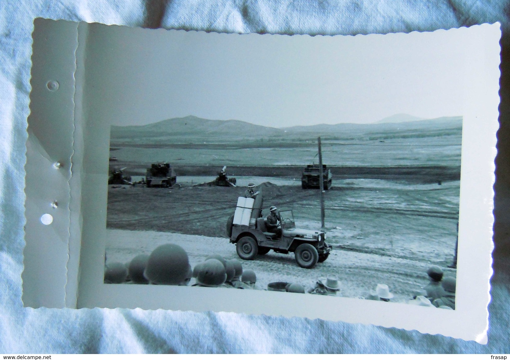 Vintage Photo M65 Atomic Cannon By The US Army. 1958 -Fort Sill Lawton, Okla N 10 - Guerre, Militaire