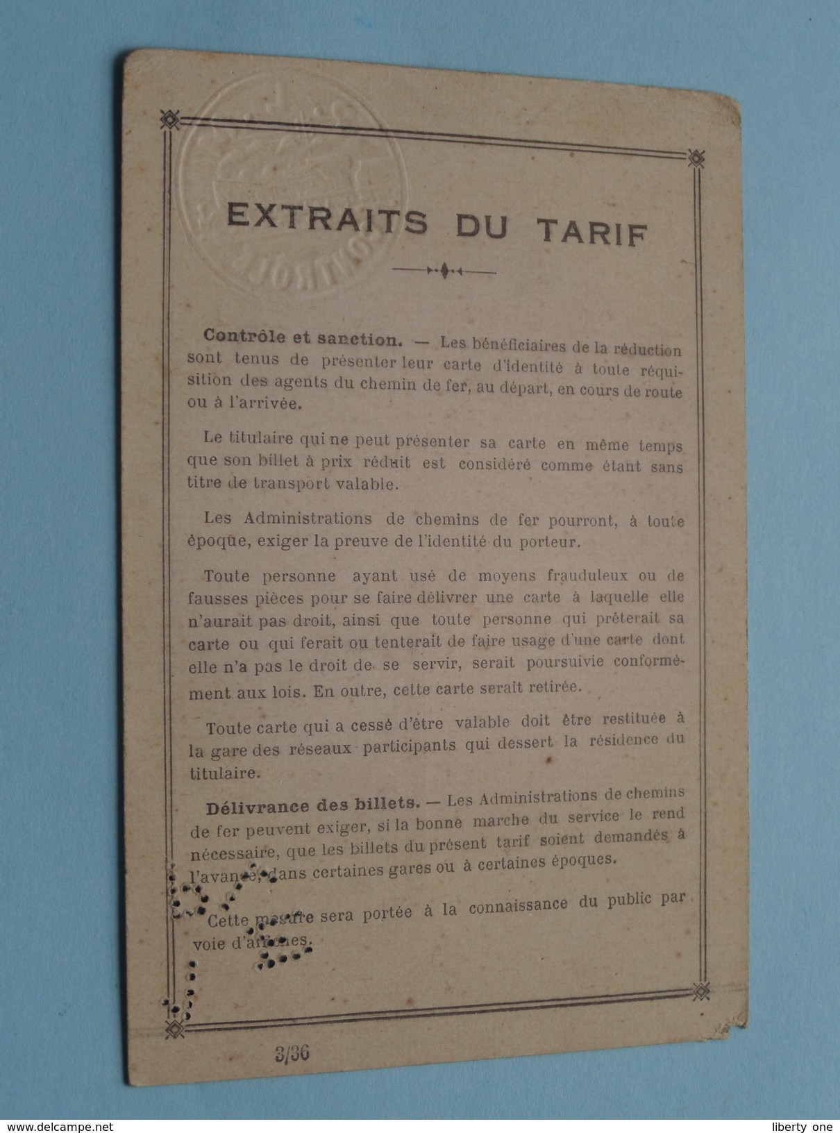 Carte Réduction De TRENTE % Anno 1941 Chemin De Fer Algériens Et Grands Réseaux Français ( Voir Photo ) ! - Autres & Non Classés