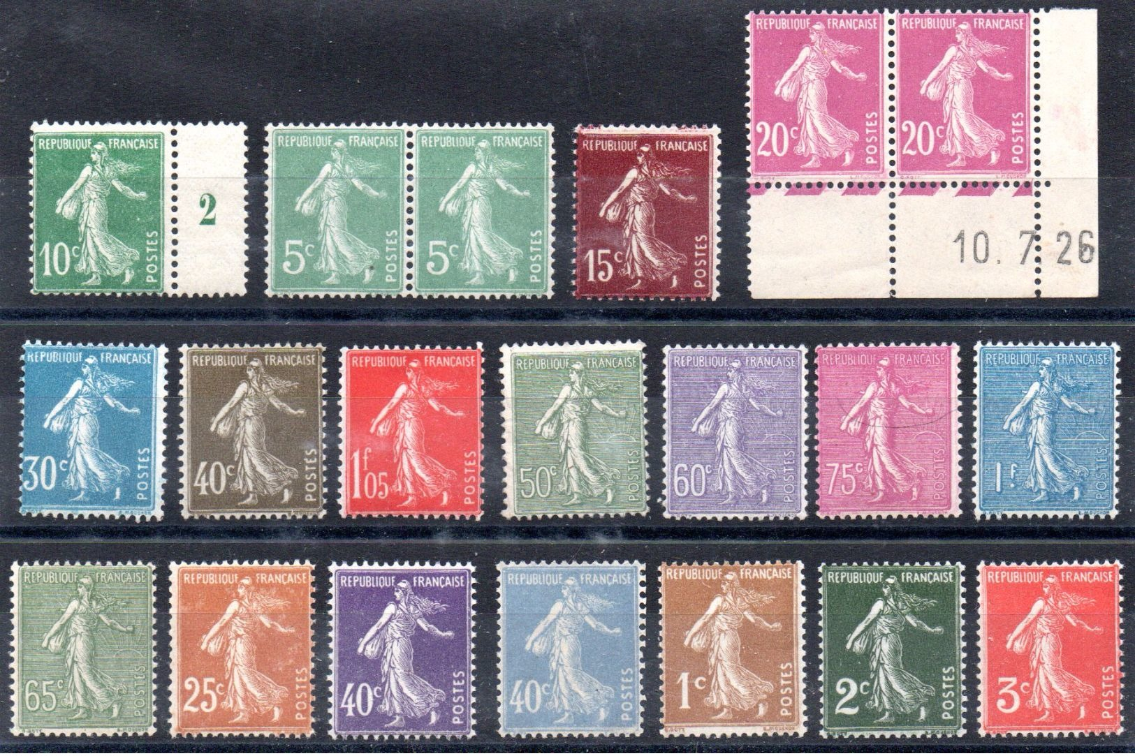 FRANCE - Lot Semeuses  Neufs ** - MNH - Ongebruikt